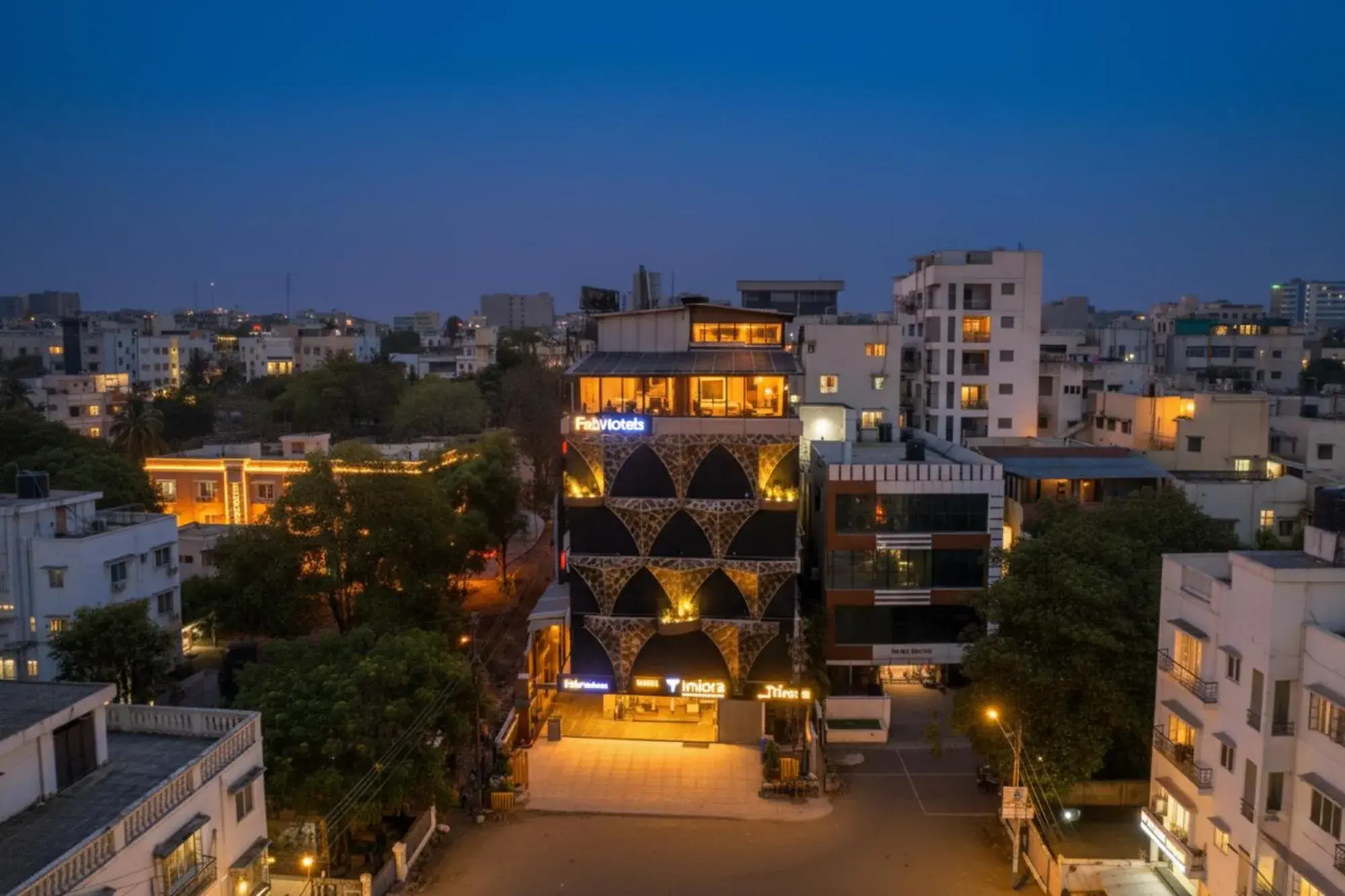 Property building in Oriva Vinflora Residency Nr LV Prasad Hospital Banjara Hills Property building in Oriva Vinflora Residency Nr LV Prasad Hospital Banjara Hills