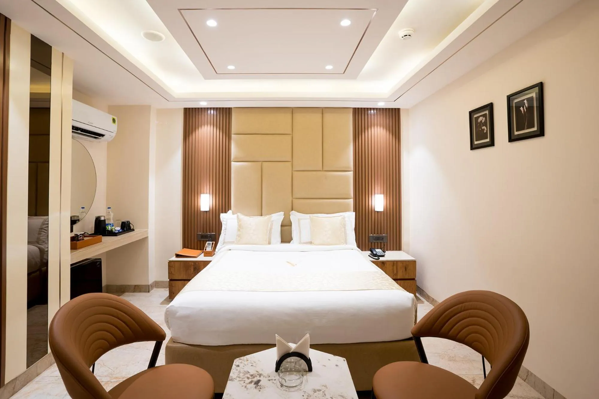 Bed in Oriva Vinflora Residency Nr LV Prasad Hospital Banjara Hills