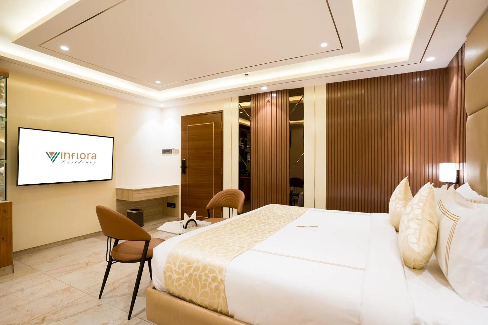 Bed in Oriva Vinflora Residency Nr LV Prasad Hospital Banjara Hills