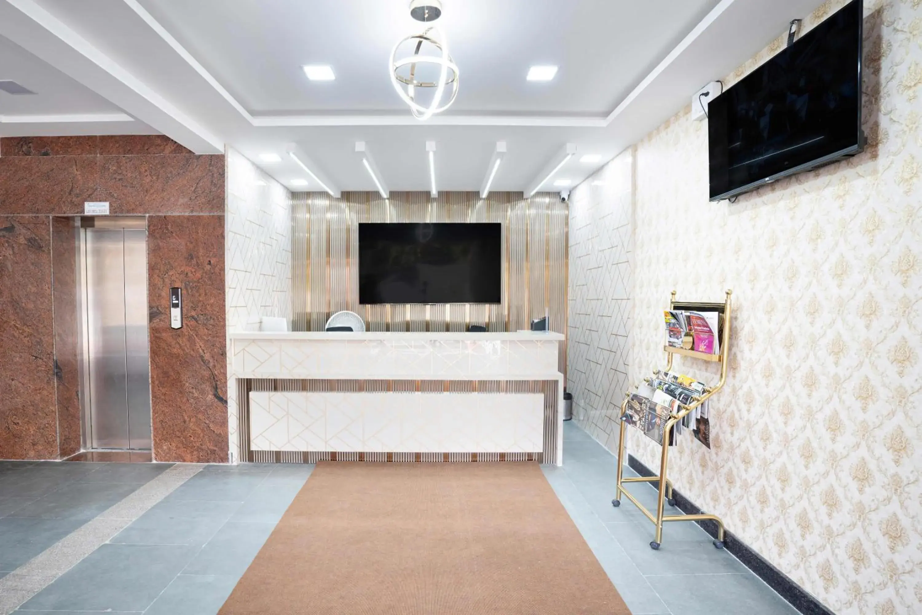 Lobby or reception in Treebo Galaxy Kings Suites, Hebbal Lobby or reception in Treebo Galaxy Kings Suites, Hebbal