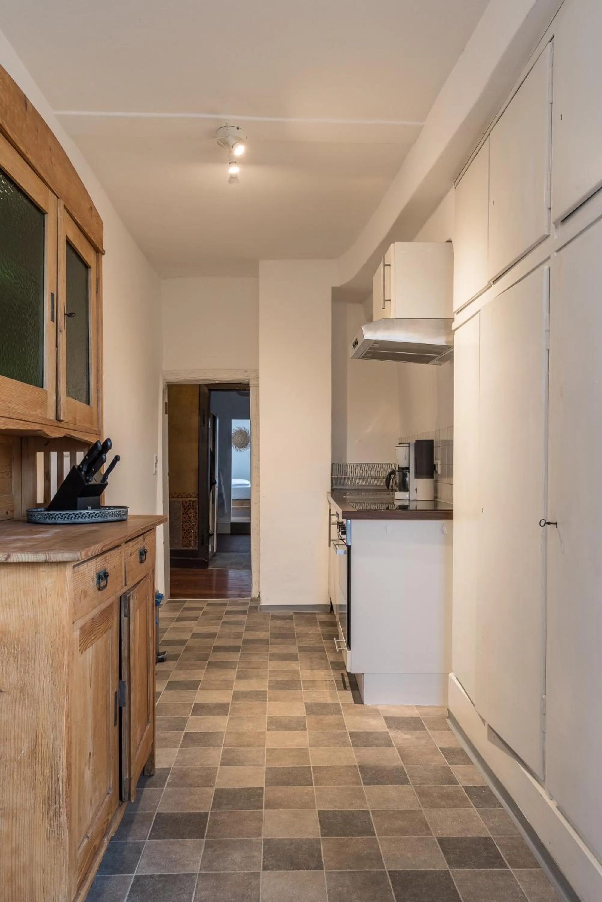 Kitchen or kitchenette in Apartment Zentral im Herzen der Altstadt