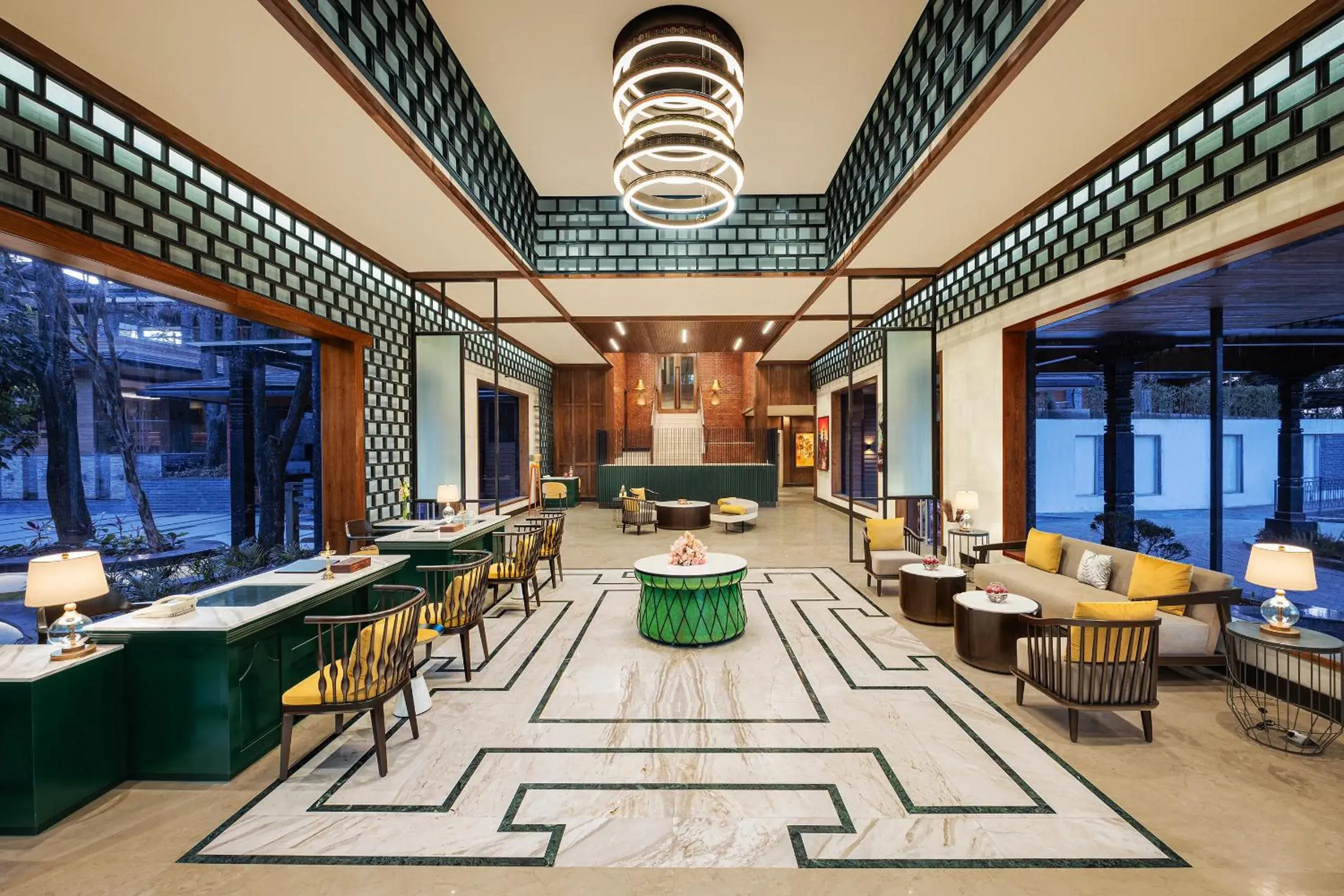 Lobby or reception in Fortune Resort & Wellness Spa Bhaktapur, Nepal - Member ITC Hotels' Group Lobby or reception in Fortune Resort & Wellness Spa Bhaktapur, Nepal - Member ITC Hotels' Group