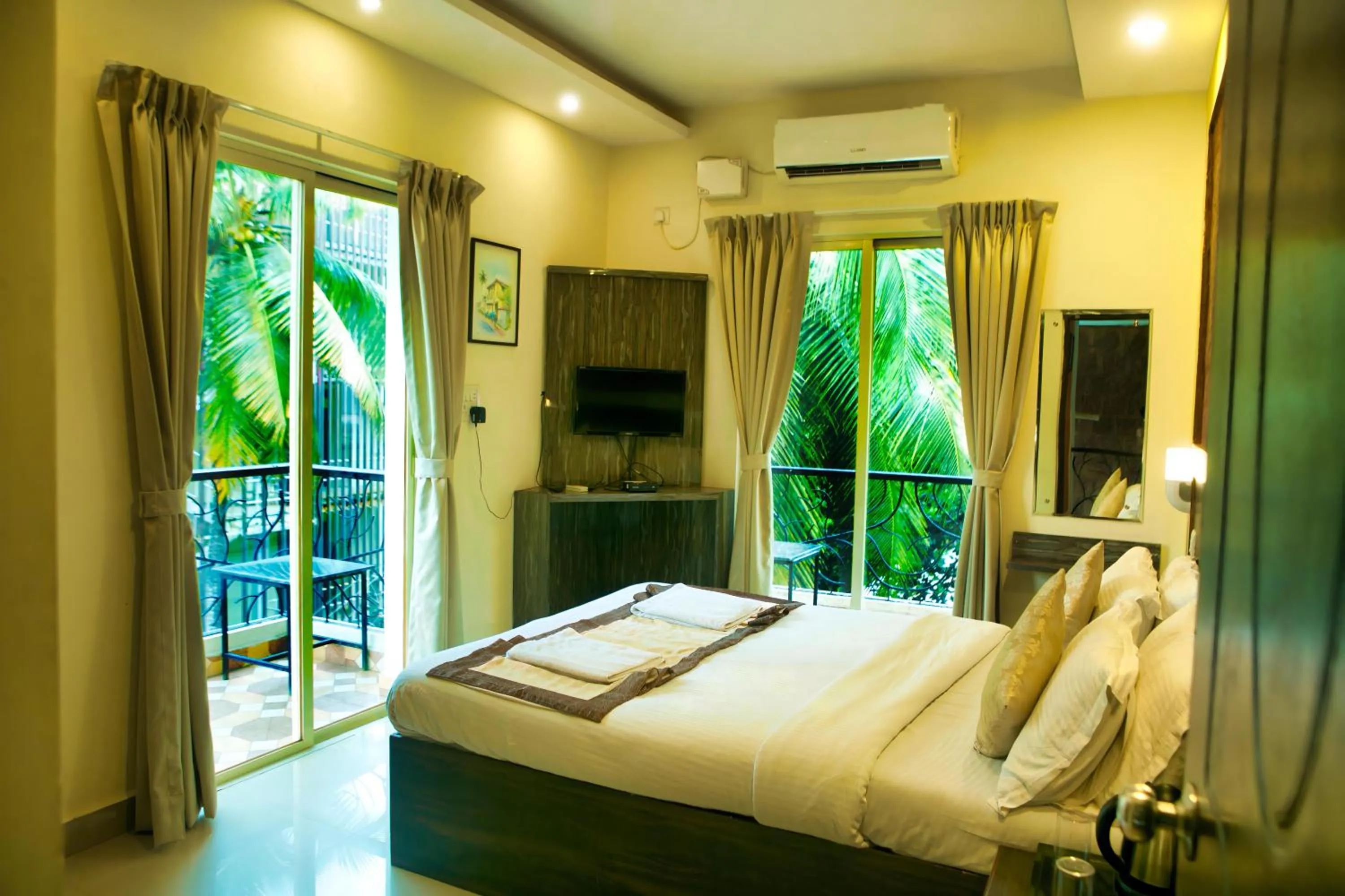 Bedroom in Daksh Elite Candolim, Goa