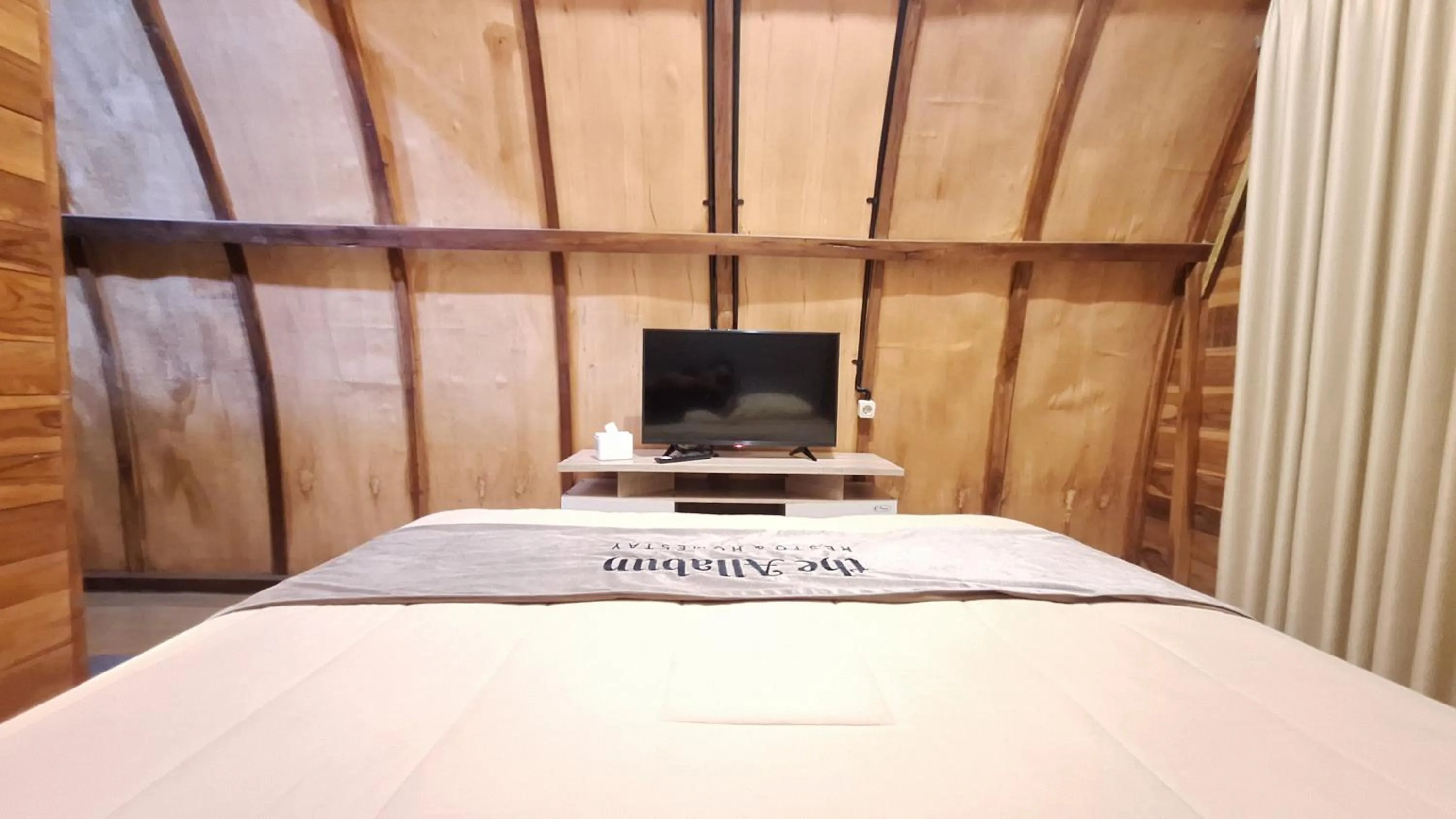 Bedroom, Bed in The Allabun Glamping Yogyakarta