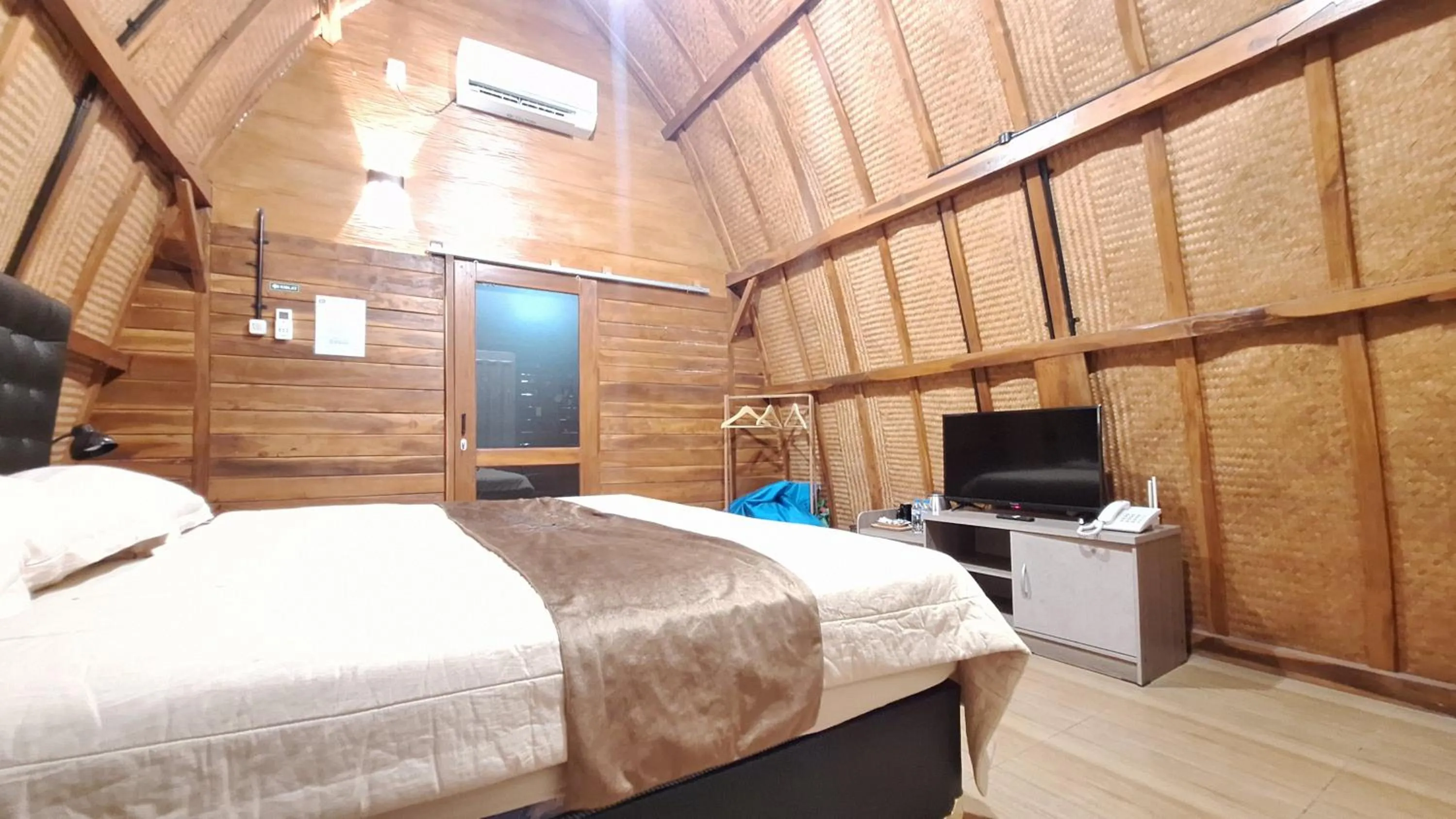 Bedroom, Bed in The Allabun Glamping Yogyakarta