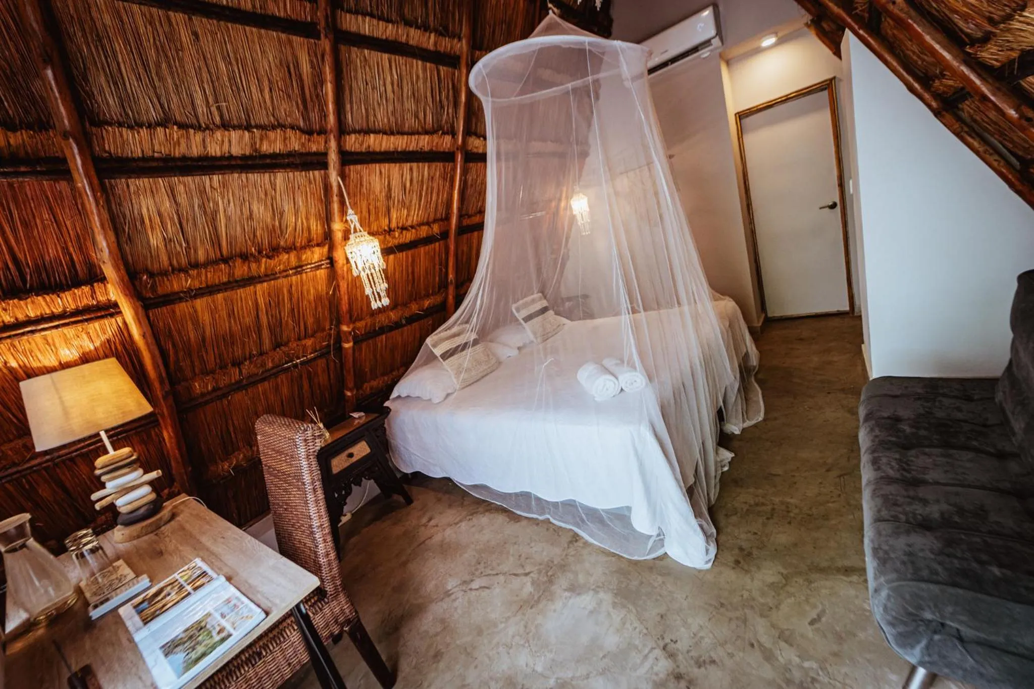 Bed in Namaste Beach Club & Hotel