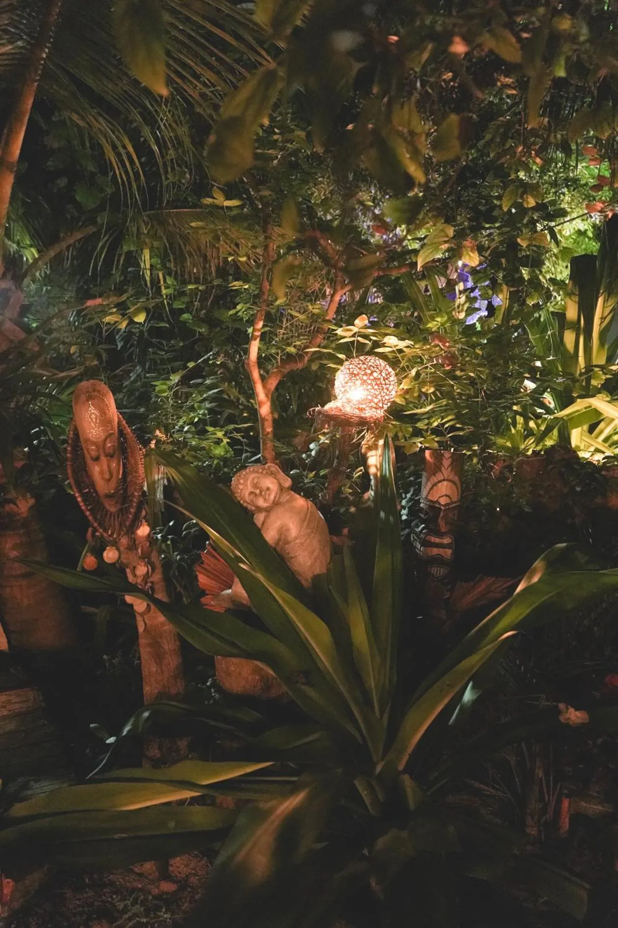 Garden in Namaste Beach Club & Hotel