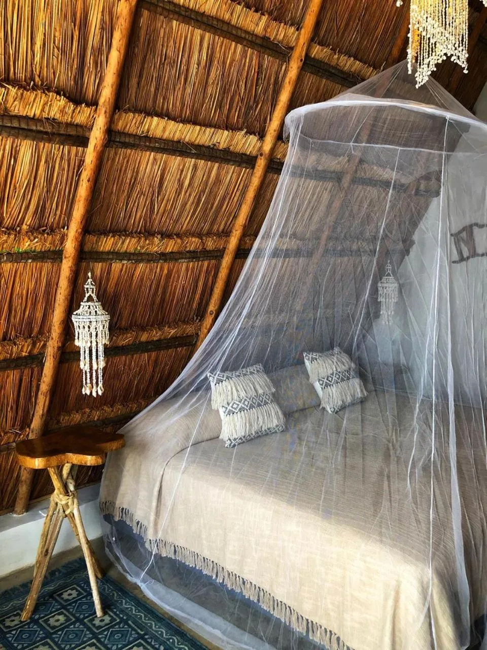 Bed in Namaste Beach Club & Hotel