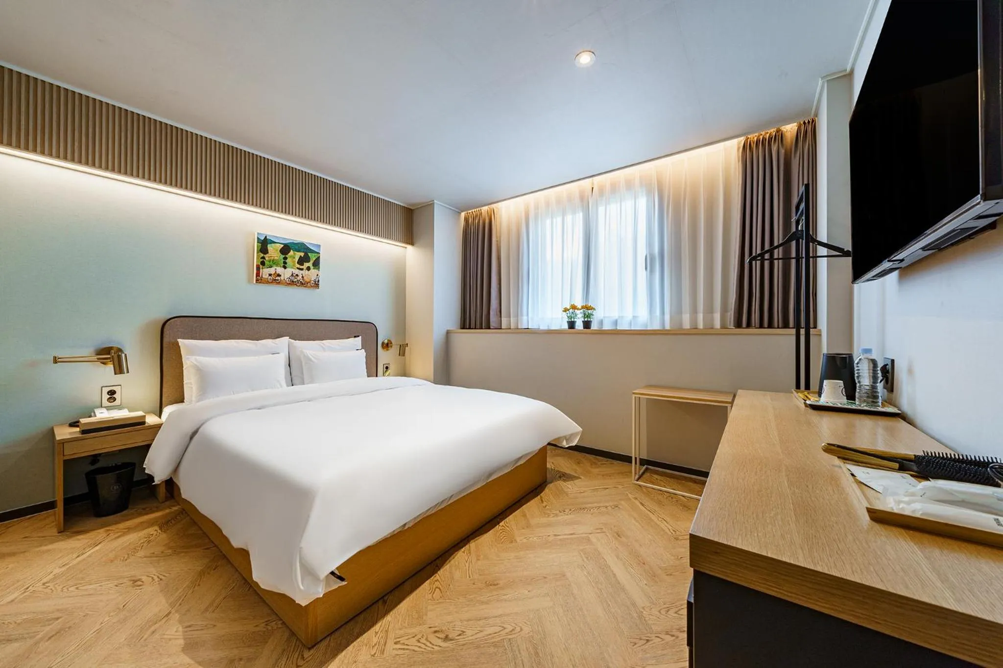 Bed in Browndot Samcheonpo