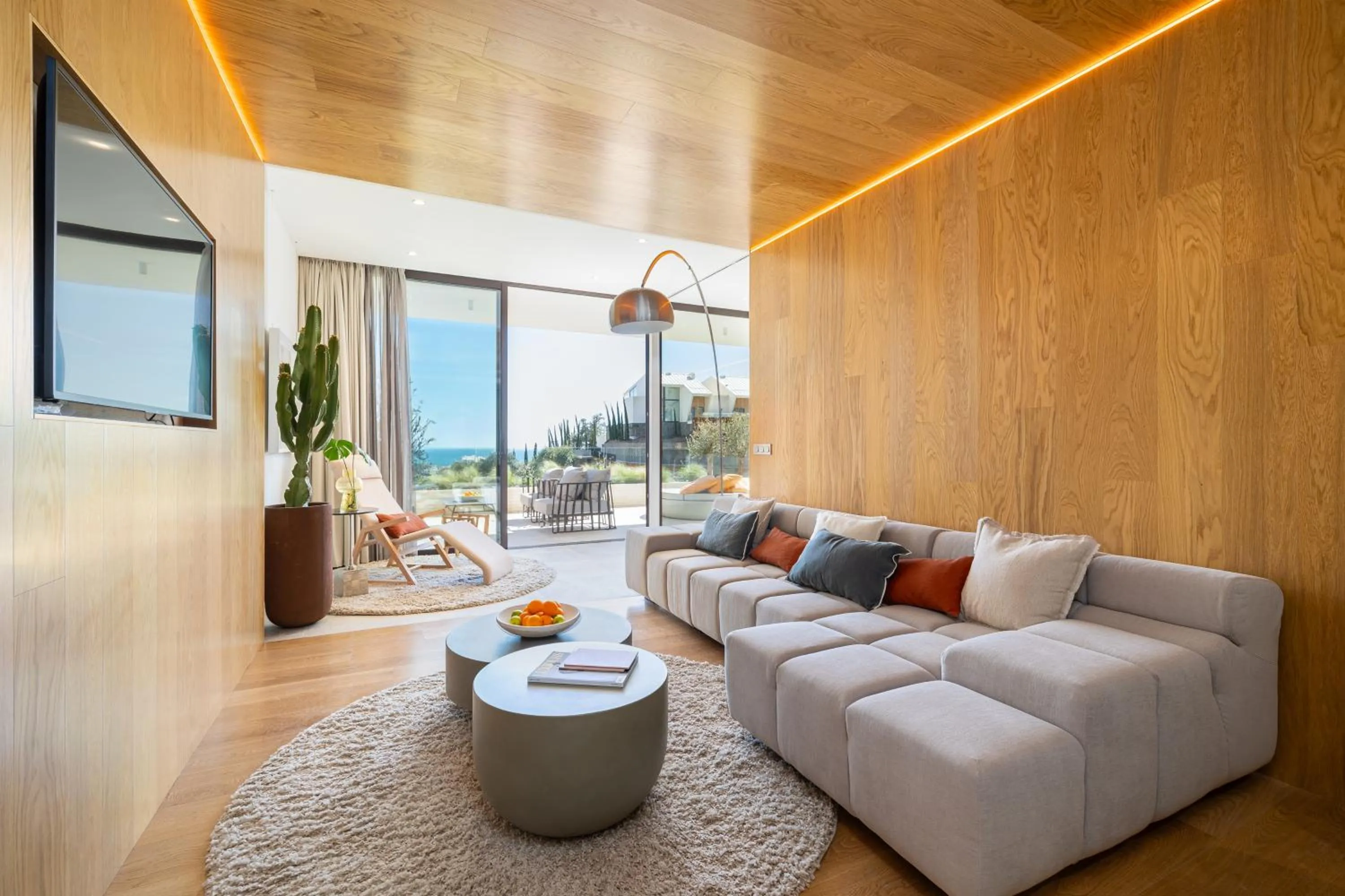 Living room in Leiro Residences - Preferred Hotels & Resorts