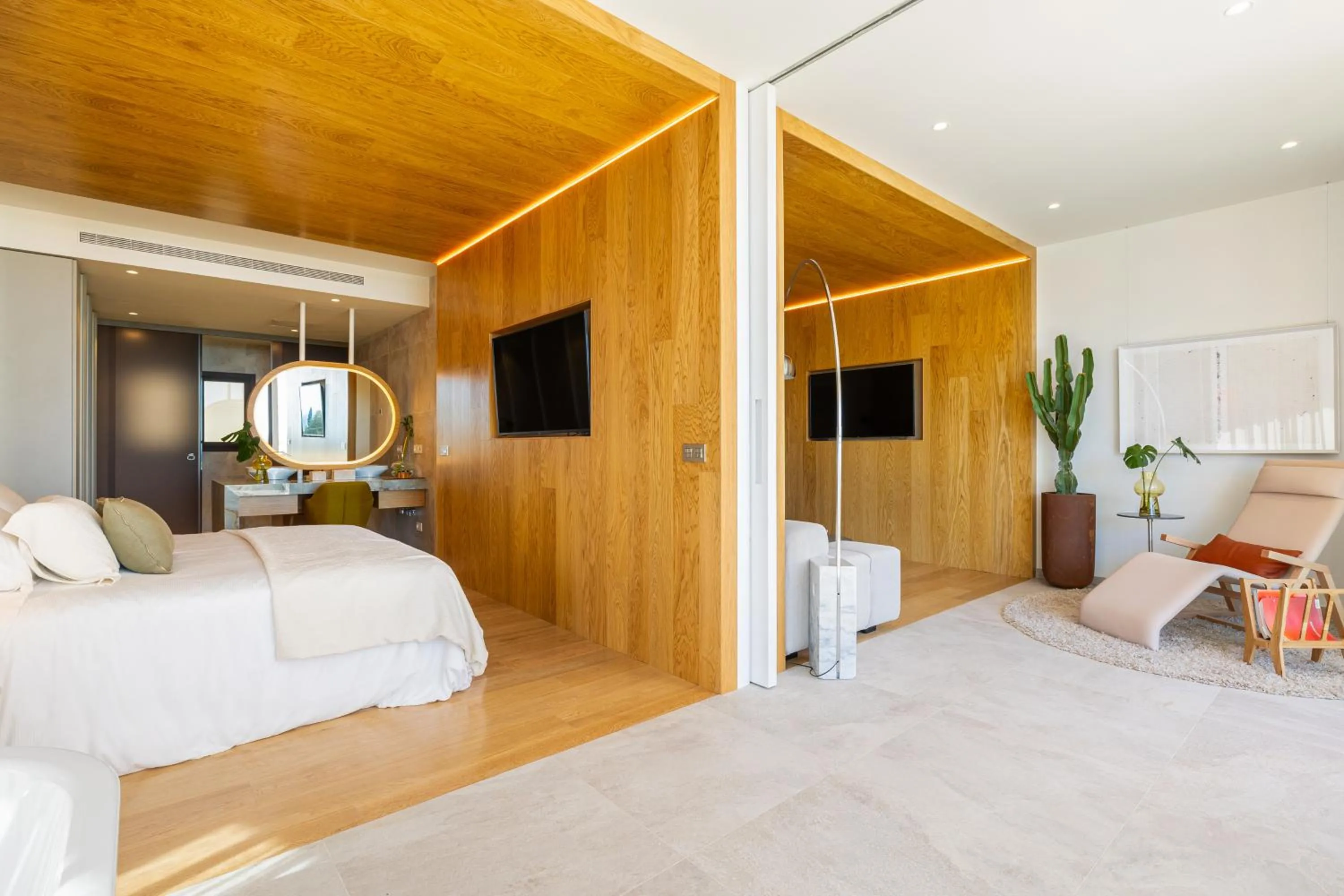 Communal lounge/ TV room, Bed in Leiro Residences - Preferred Hotels & Resorts