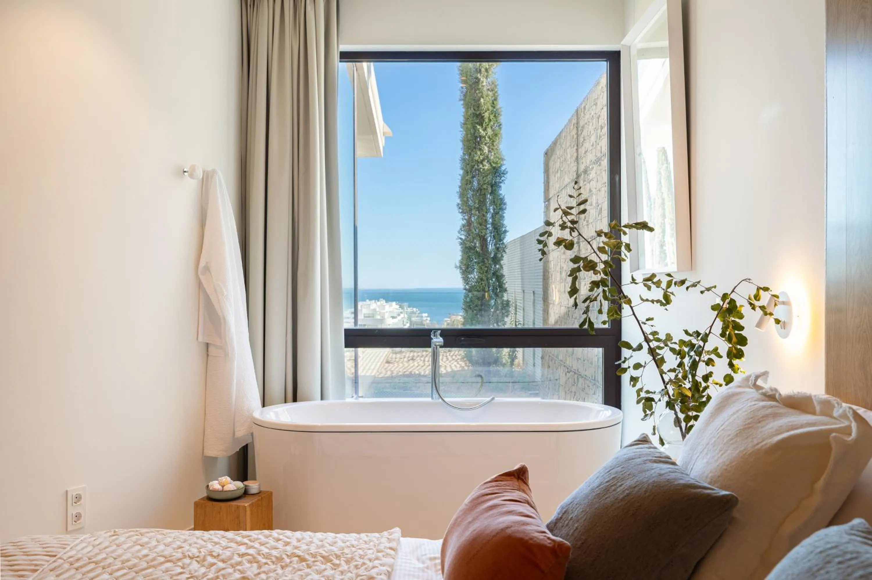 Bed in Leiro Residences - Preferred Hotels & Resorts