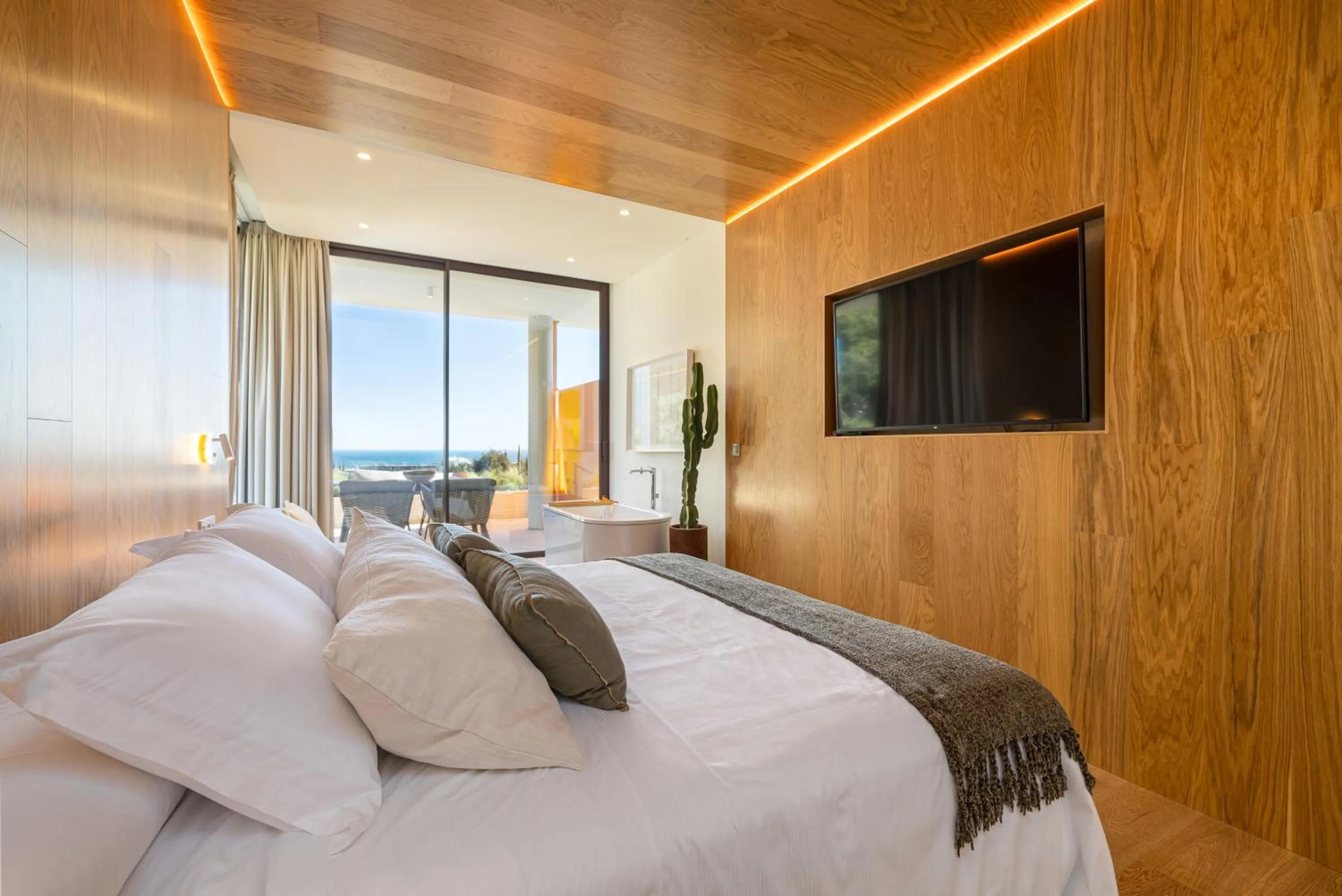 Bed in Leiro Residences - Preferred Hotels & Resorts