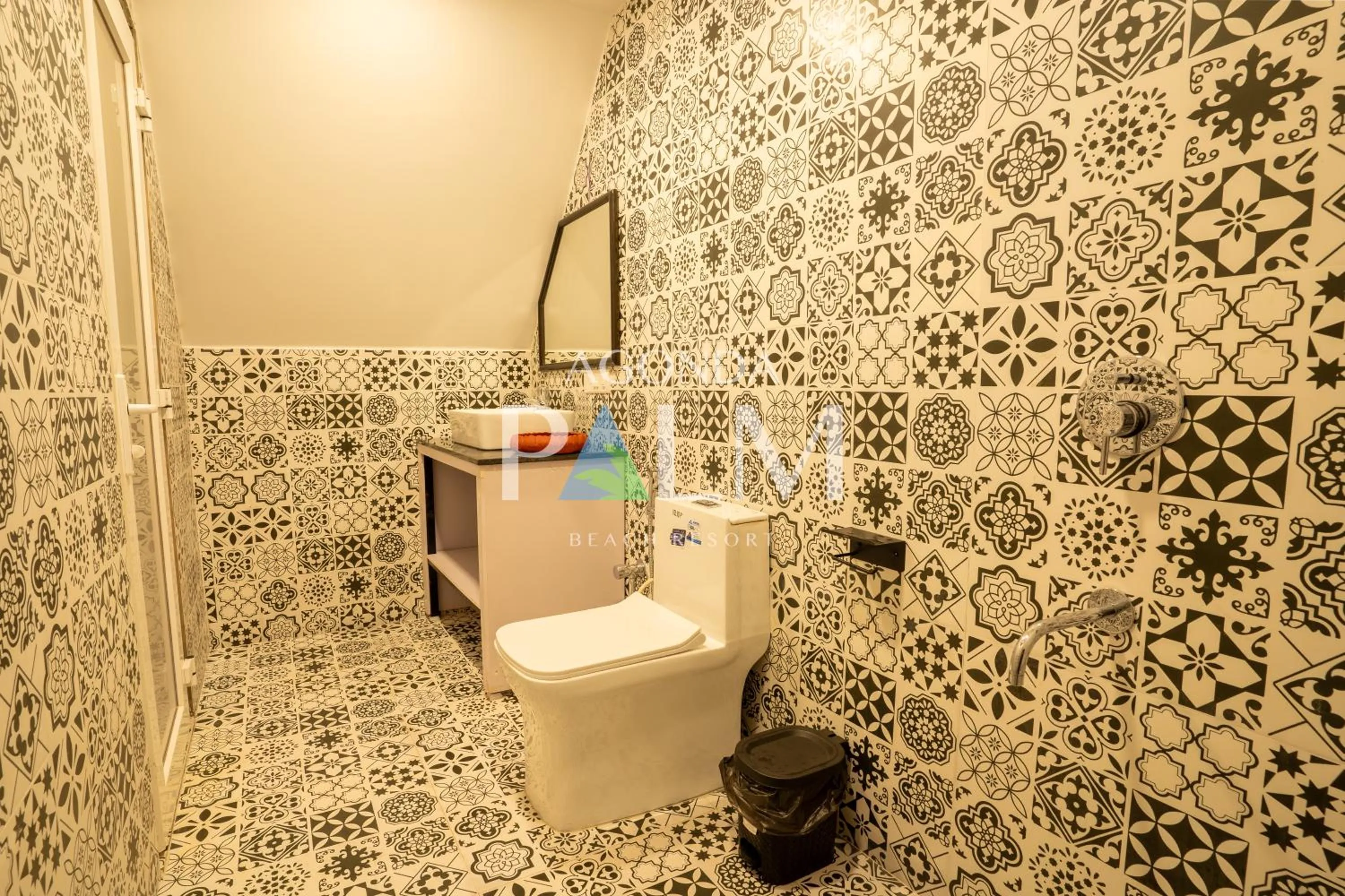 Shower in Agonda Palm Beach Resort
