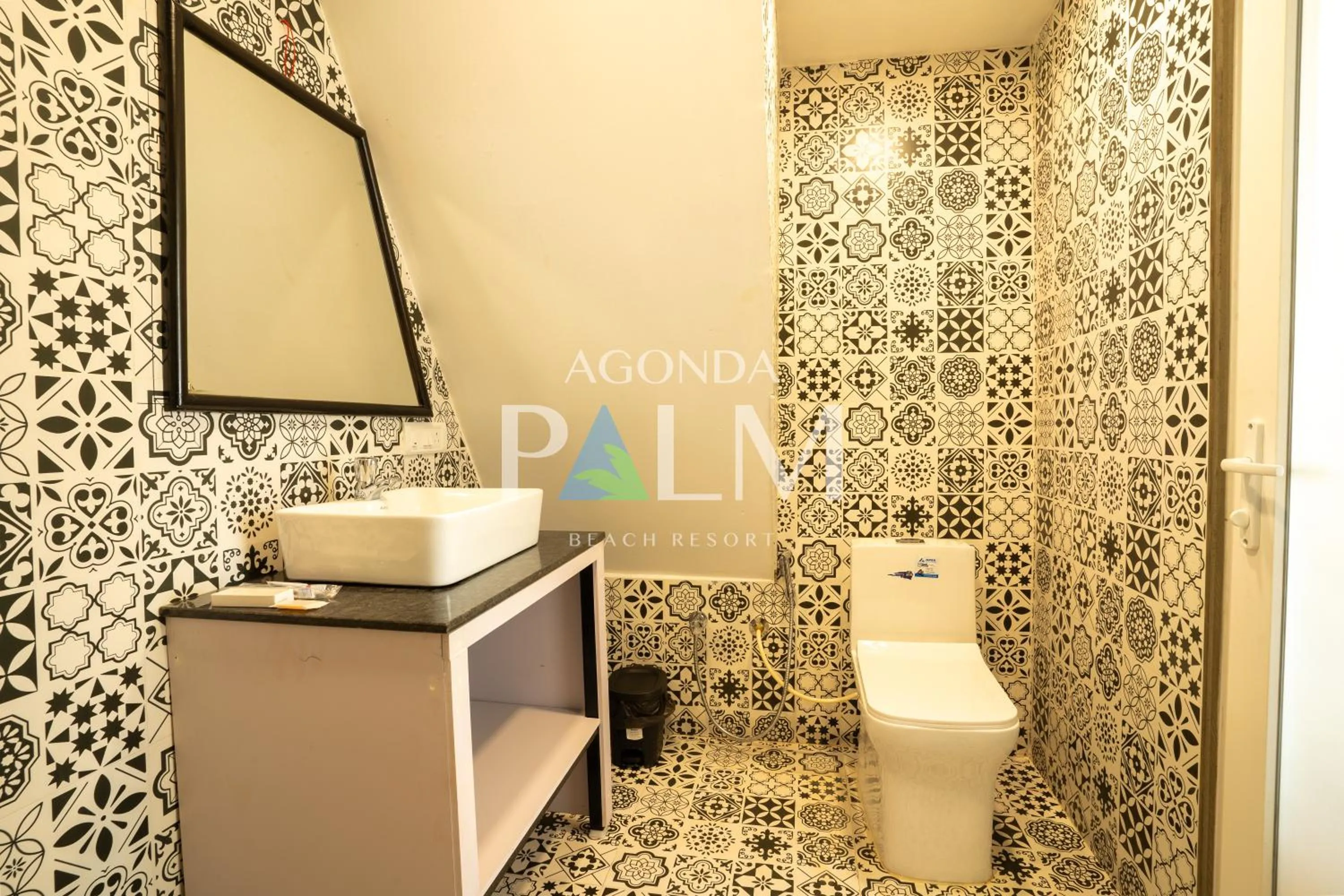 Shower in Agonda Palm Beach Resort
