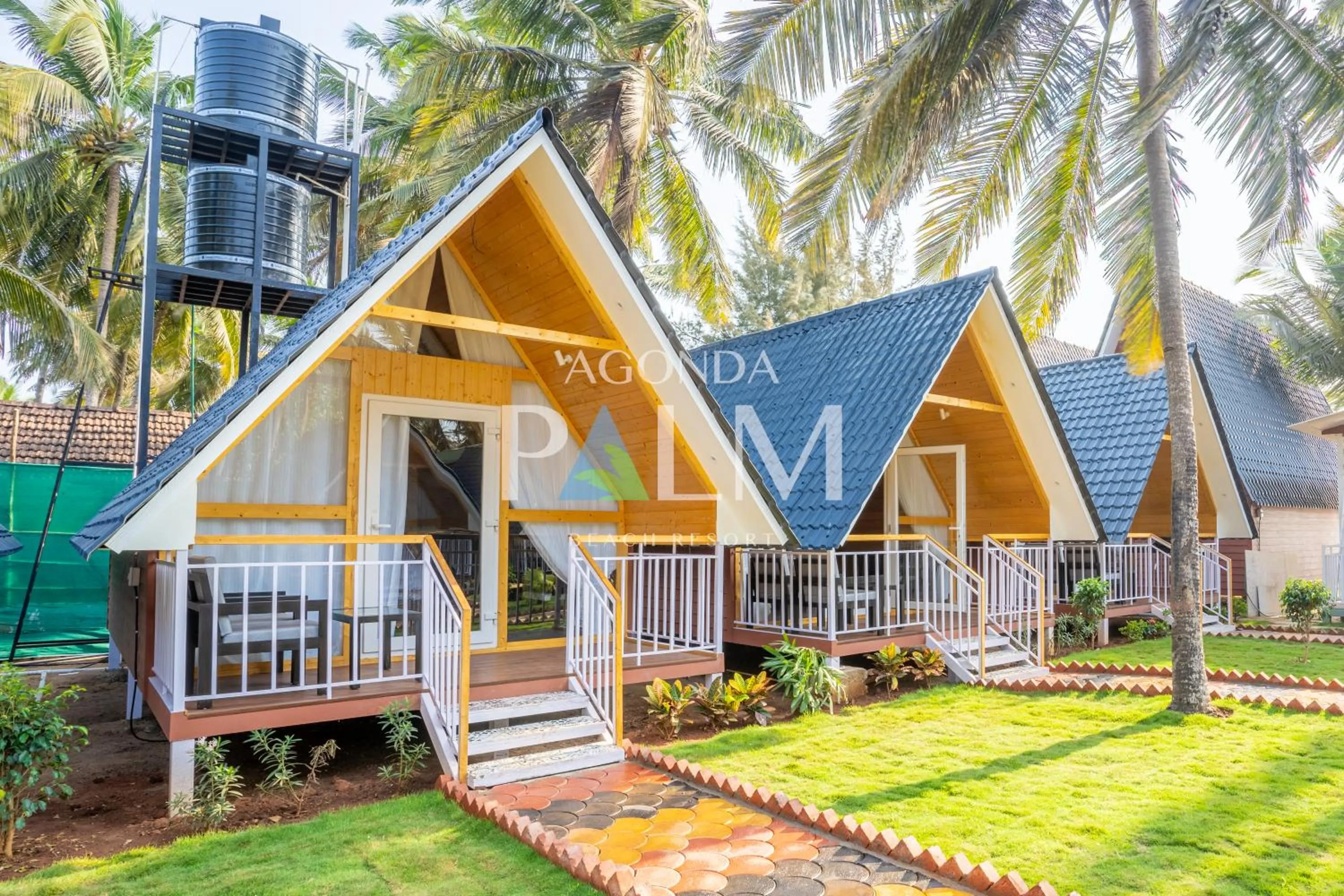 Natural landscape in Agonda Palm Beach Resort