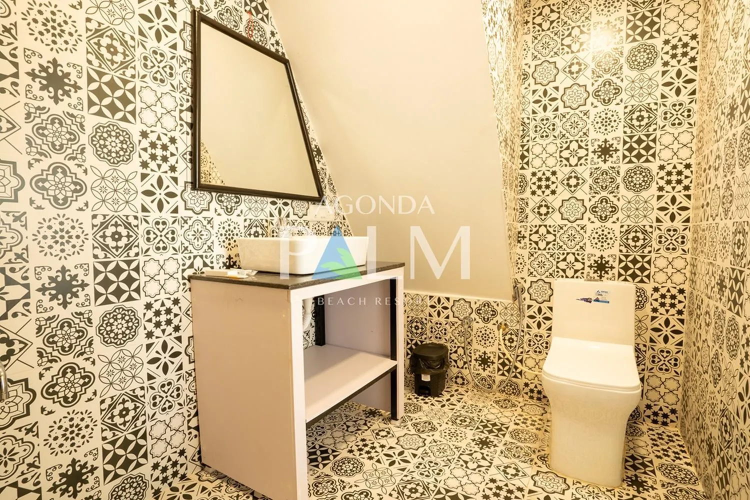 Shower in Agonda Palm Beach Resort
