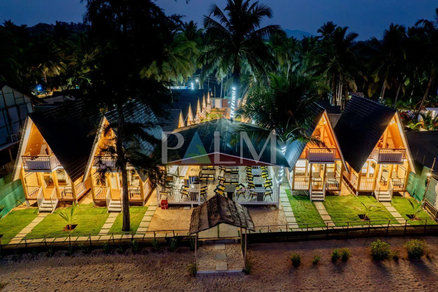 Natural landscape in Agonda Palm Beach Resort