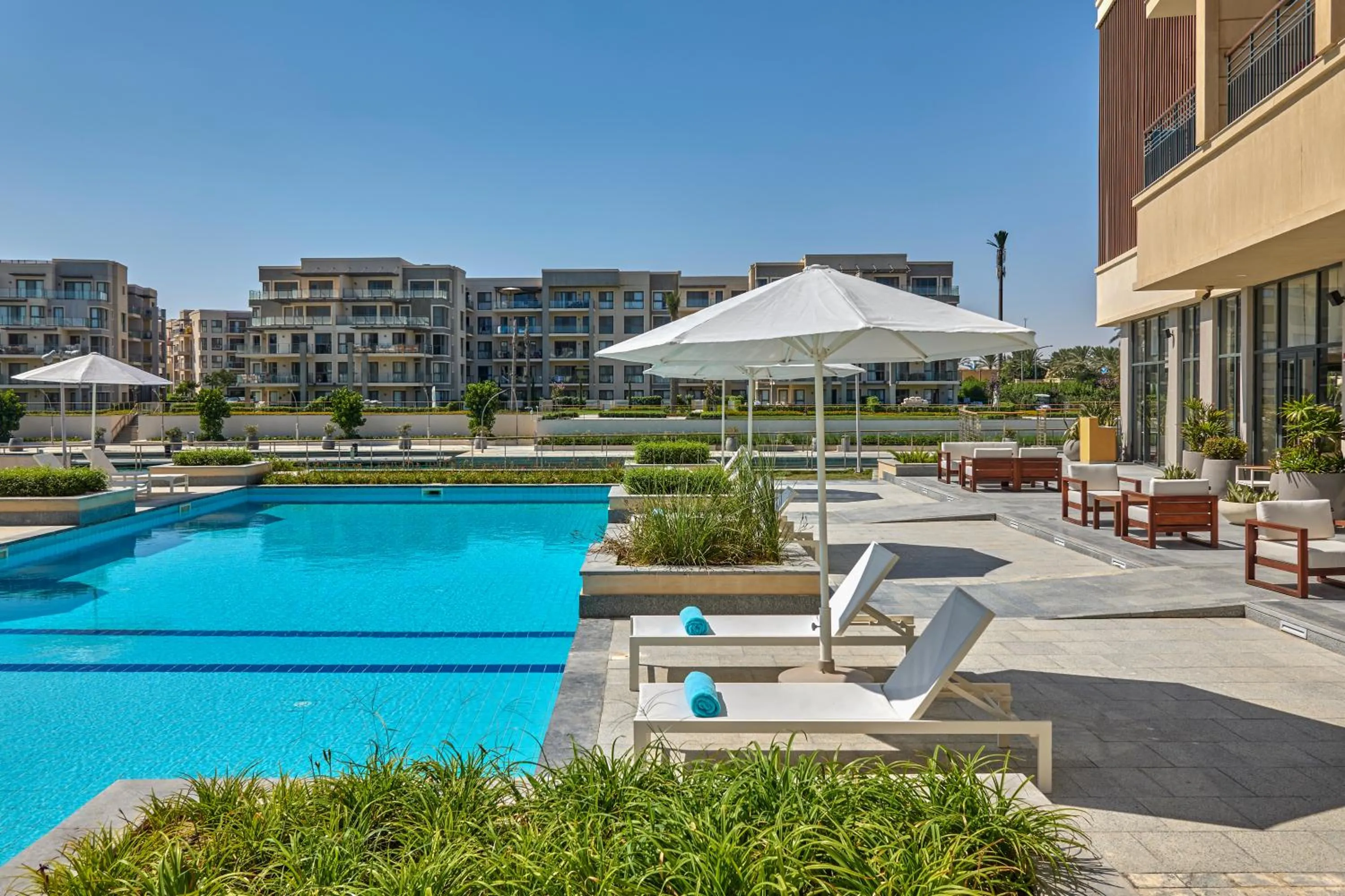 Swimming pool in Marassi Boutique Hotel-Marina 1