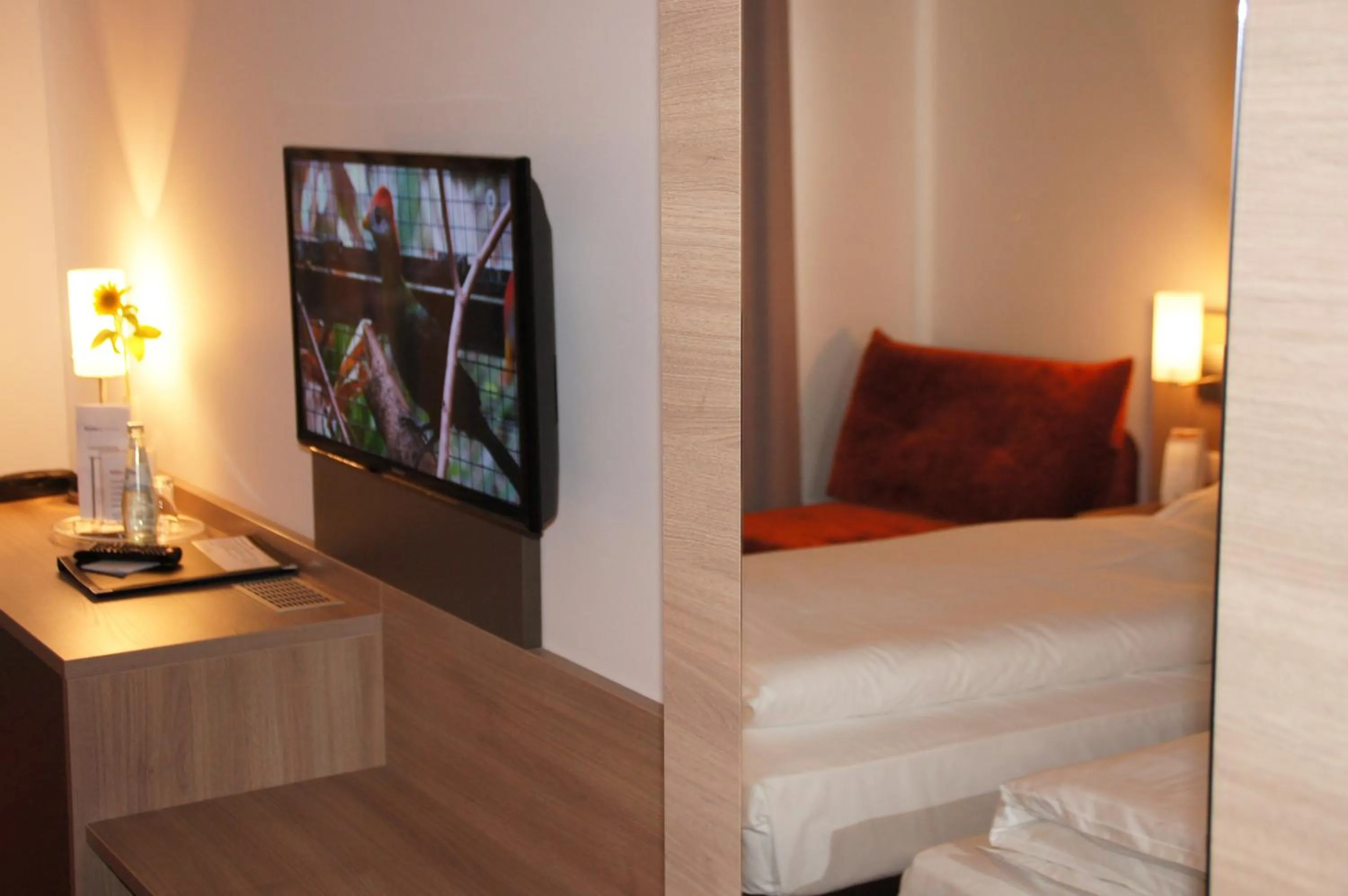 Bed in Euro Hotel Friedberg