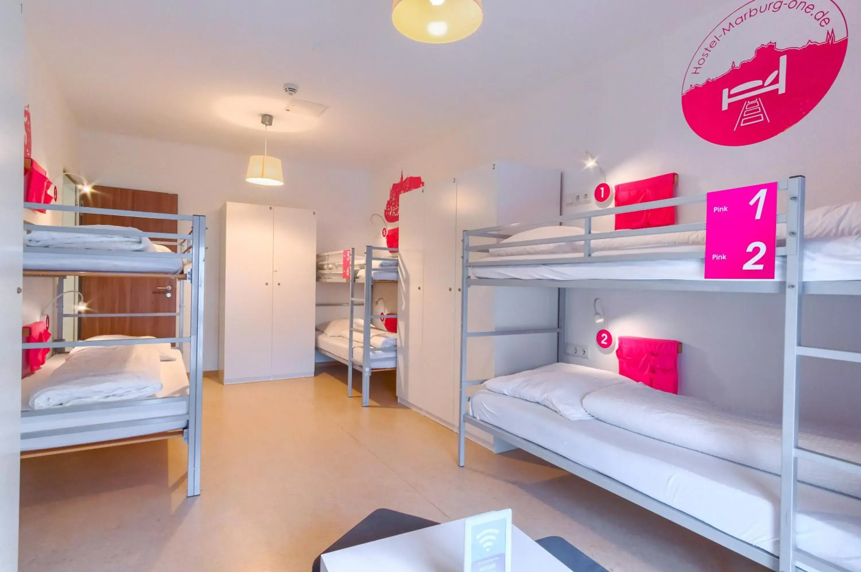 Family Room with Shared Bathroom in Hostel-Marburg-one Family Room with Shared Bathroom in Hostel-Marburg-one