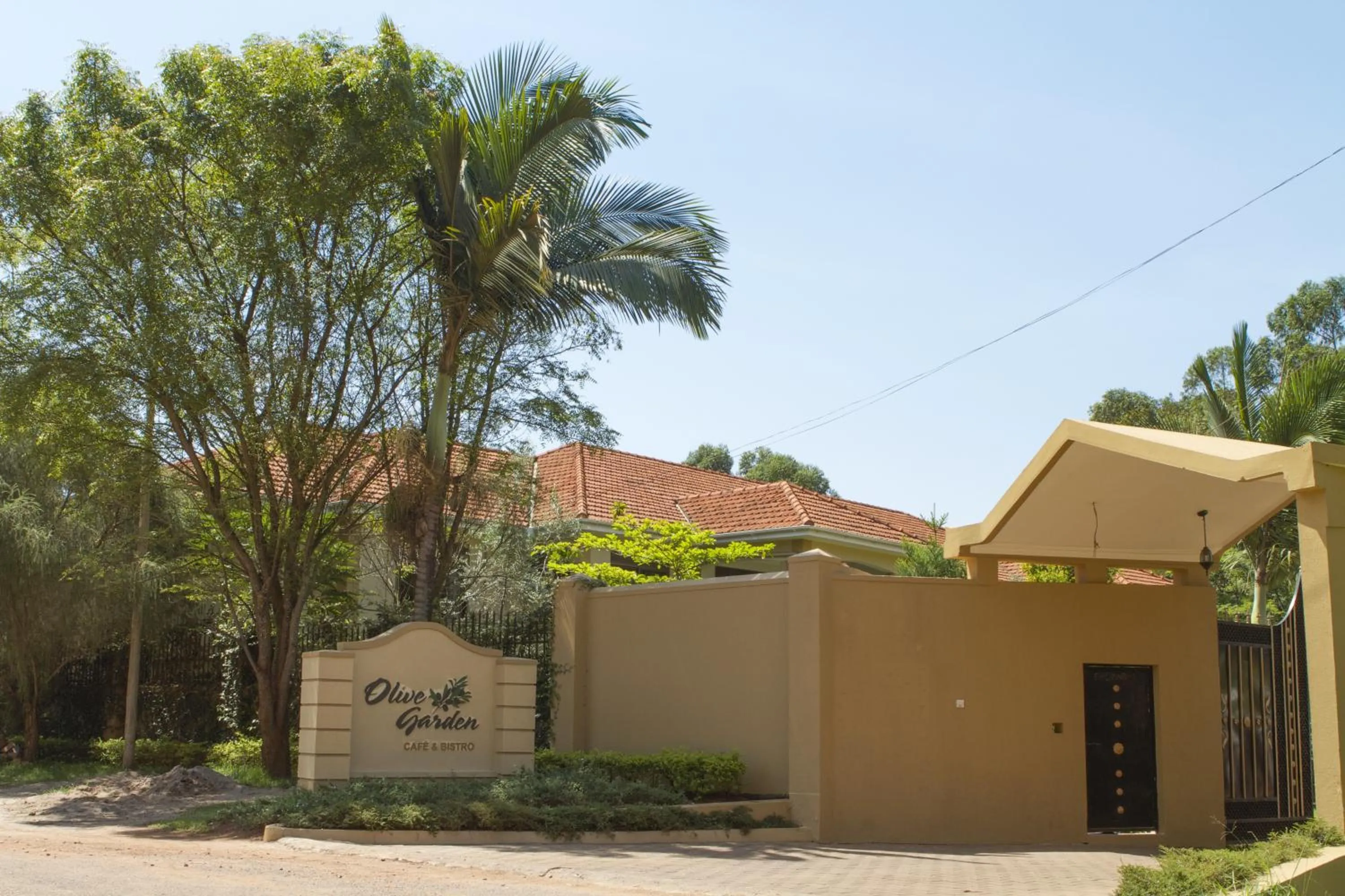 Facade/entrance in Olive Gardens Hotel Kampala