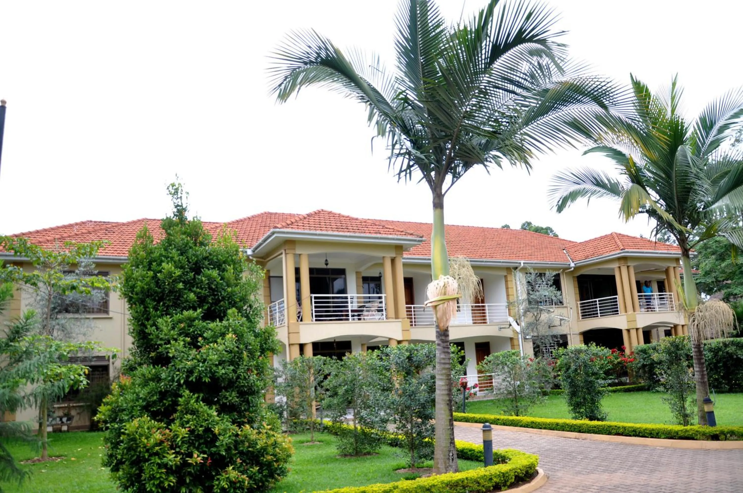 Facade/entrance in Olive Gardens Hotel Kampala