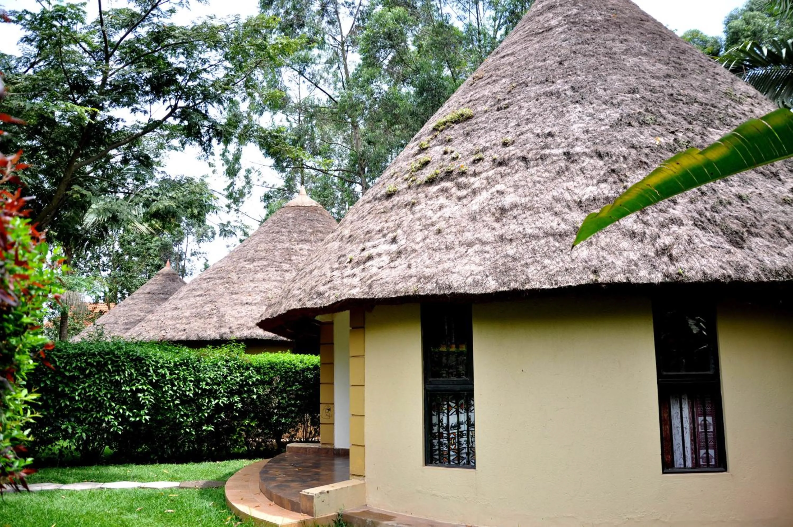 Facade/entrance in Olive Gardens Hotel Kampala