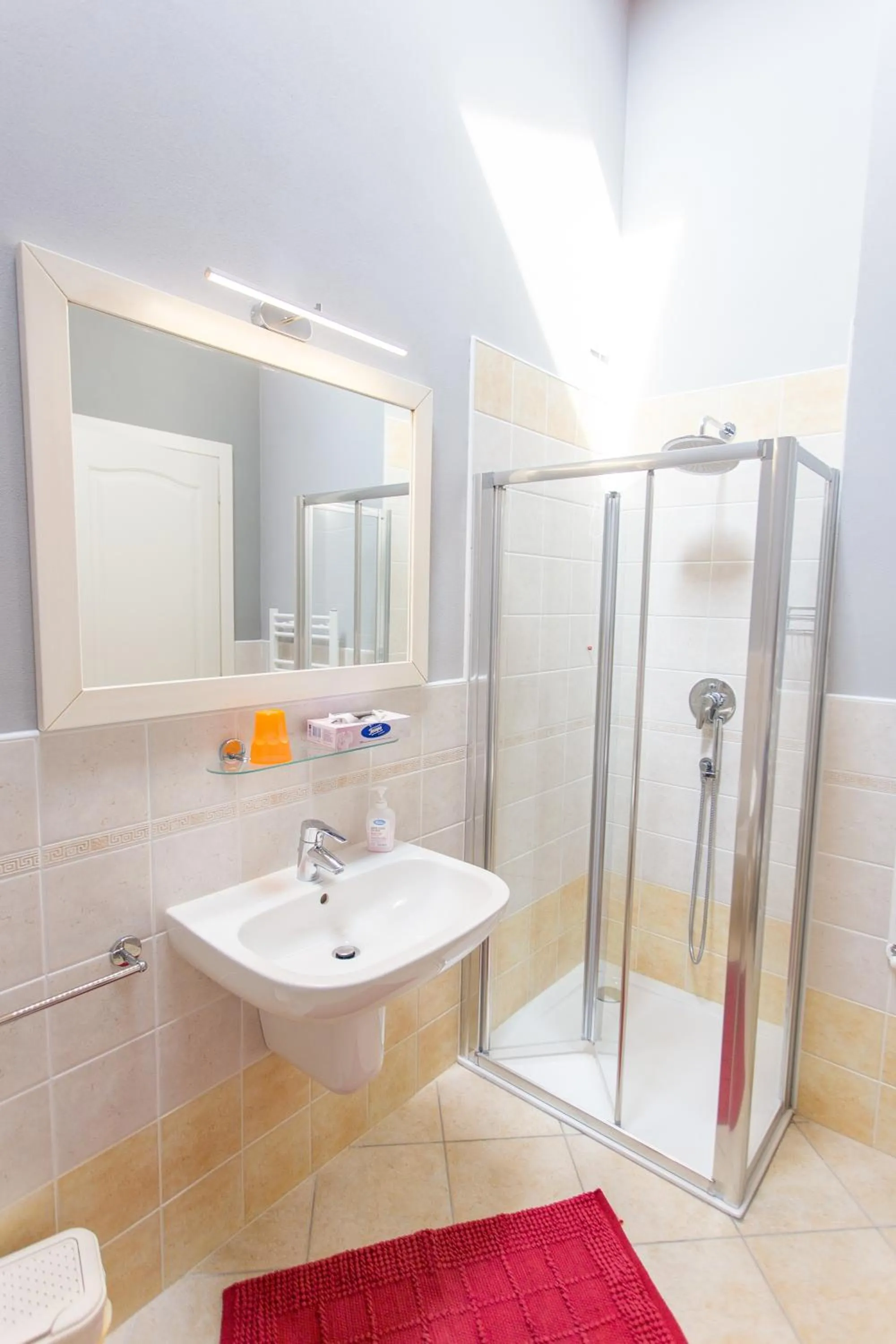 Shower in B&B Al Fondaco
