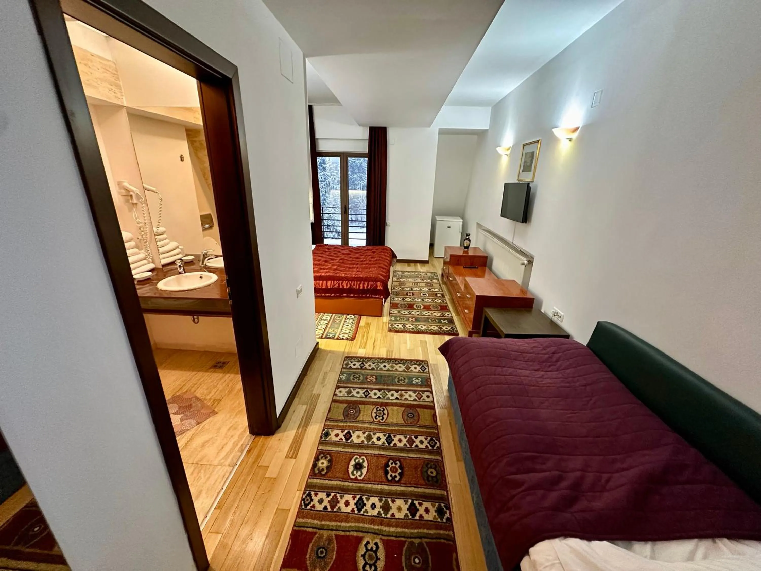 Bed in Pensiunea Rasnoava