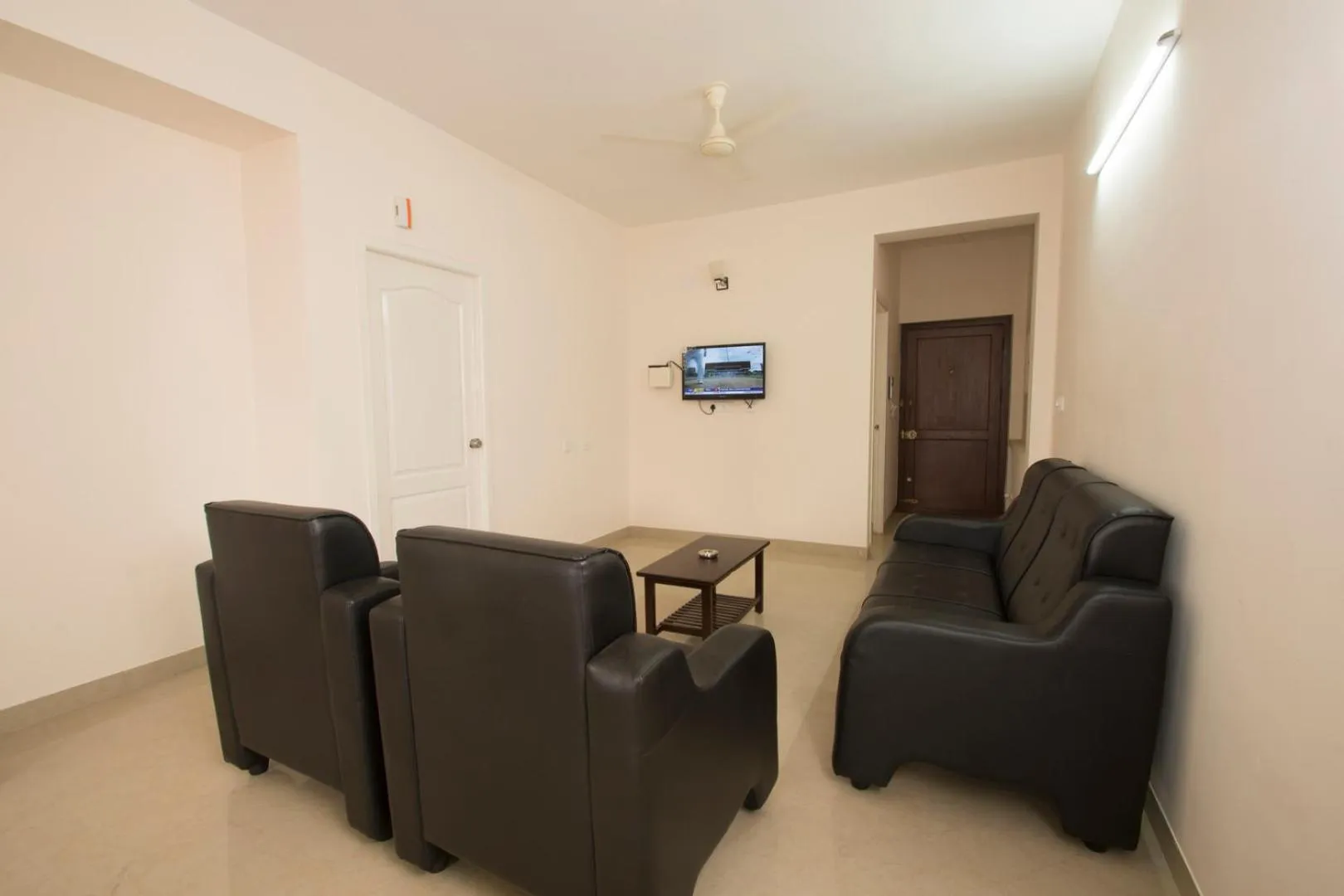 Living room in ThulasiRams Service Apartments