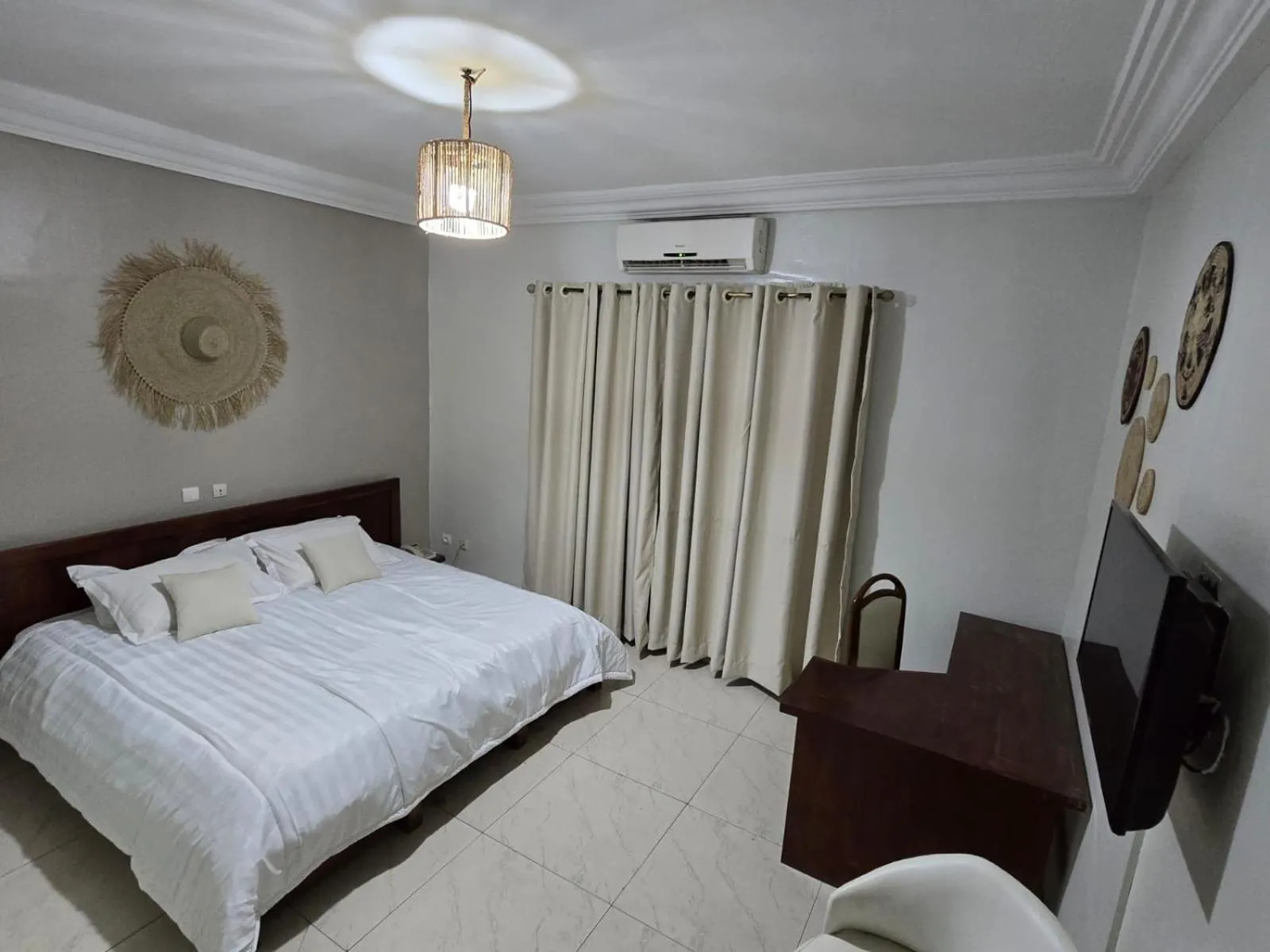 Bed in Acropole Hotel