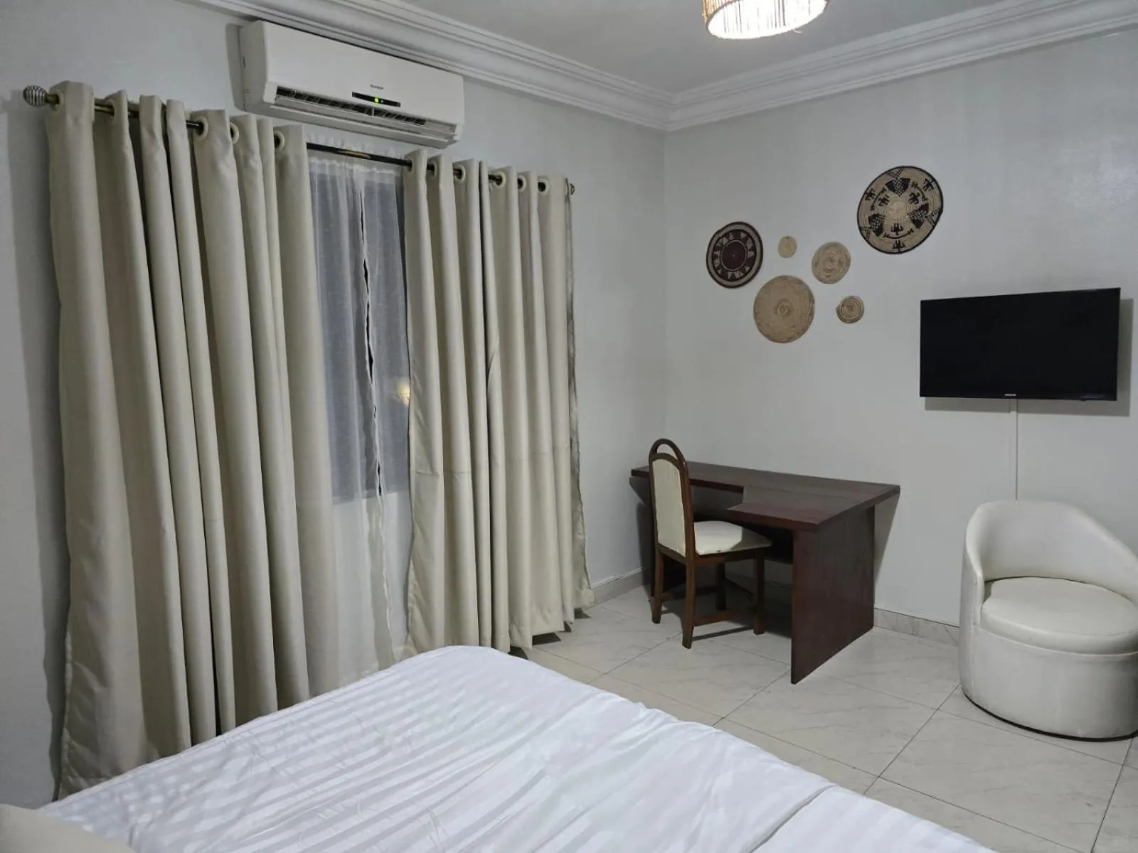 Bed in Acropole Hotel