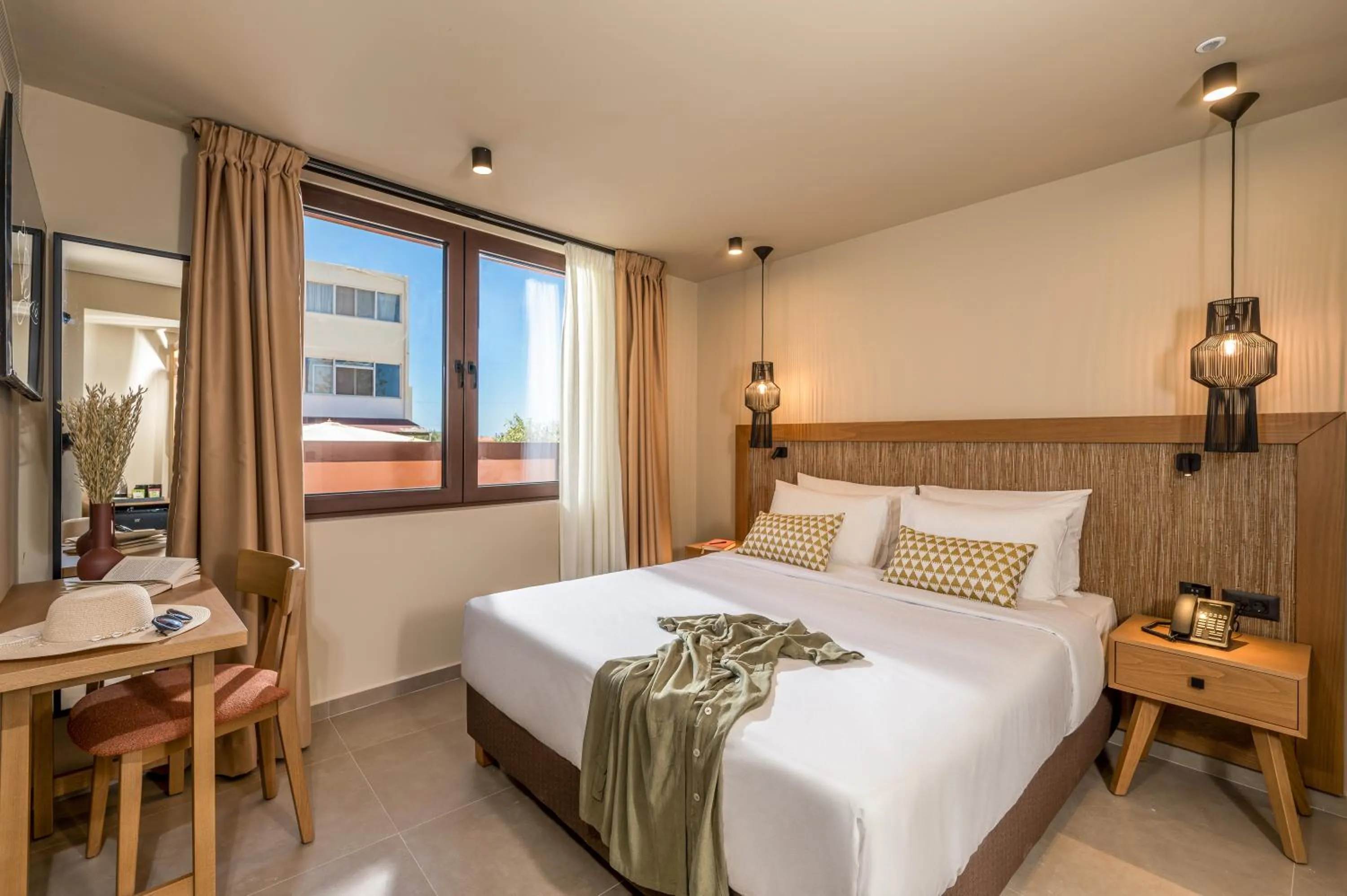 Photo of the whole room, Bed in Hotel Pyriá