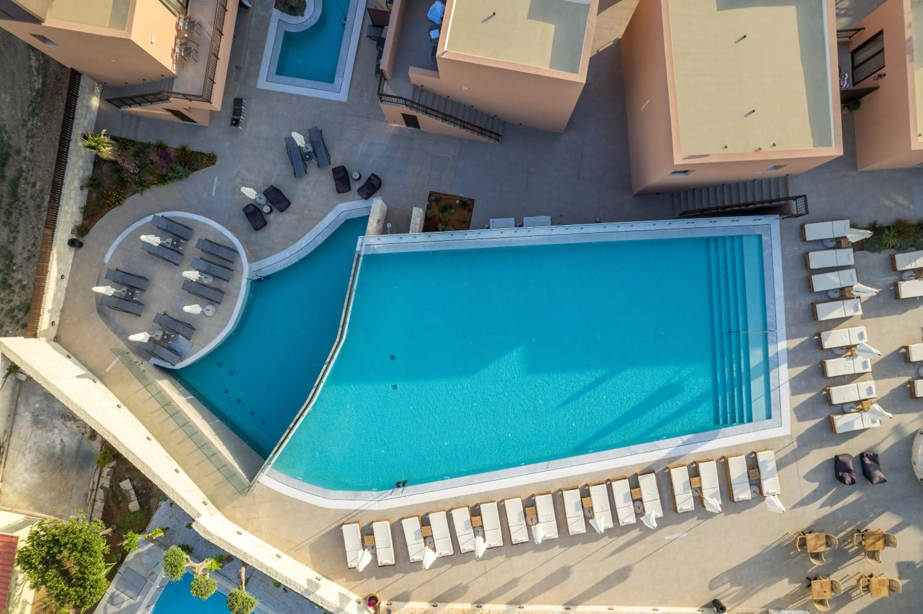 Bird's eye view in Hotel Pyriá