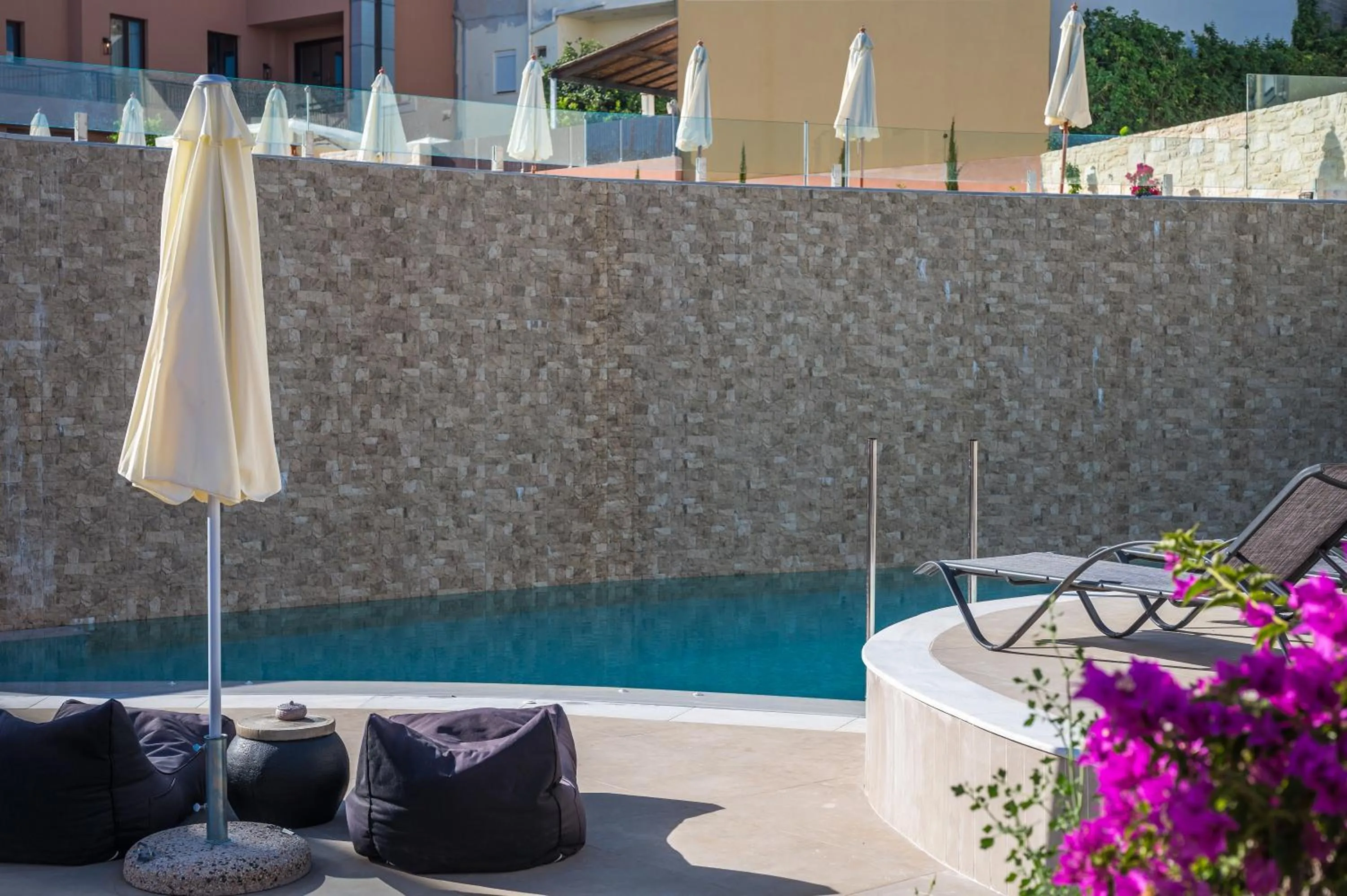 Swimming pool in Hotel Pyriá