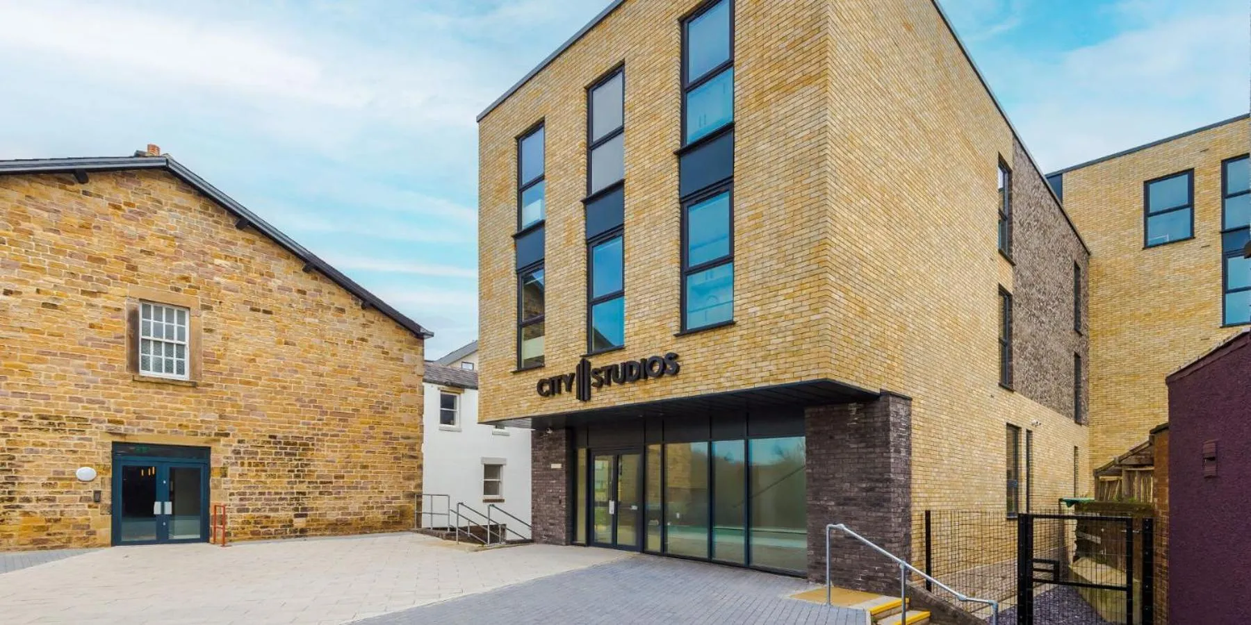 Property building in City Studios, Preston