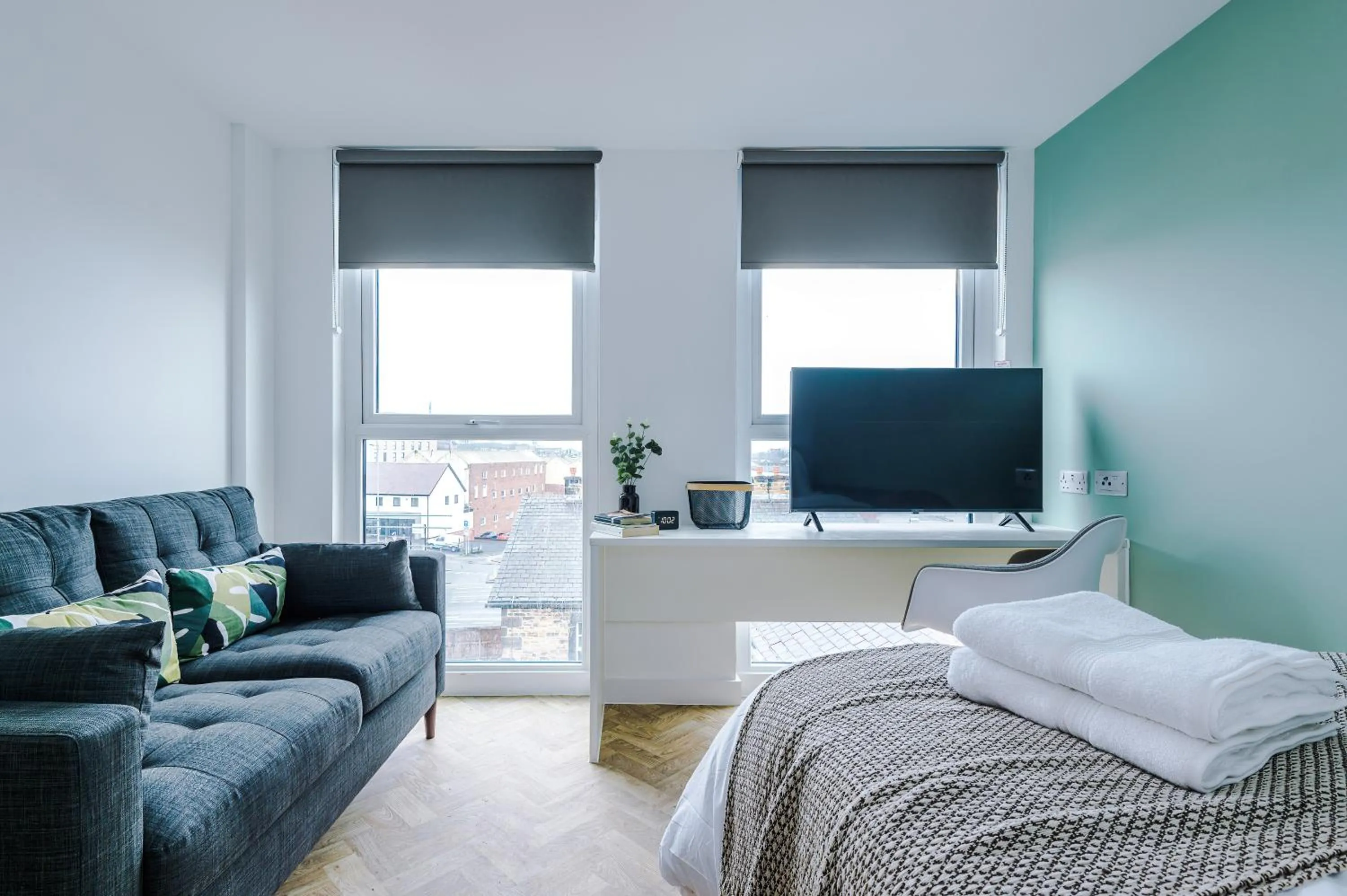 Bed in City Studios, Preston