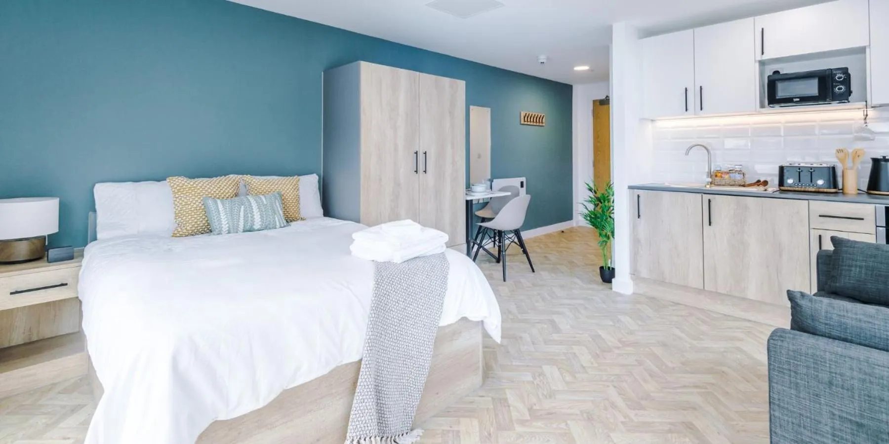 Bed in City Studios, Preston