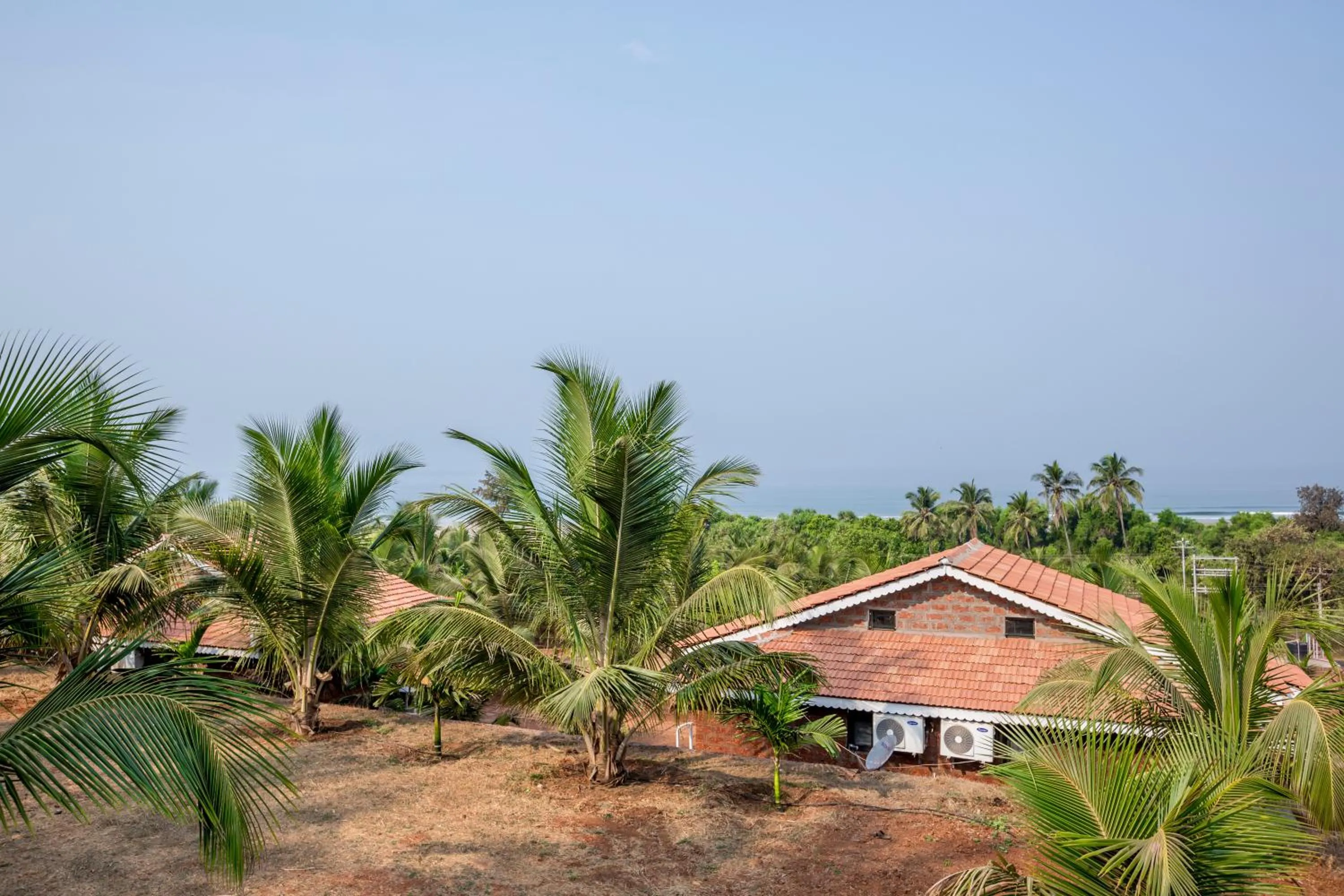 Bird's eye view in Beachfront Villas