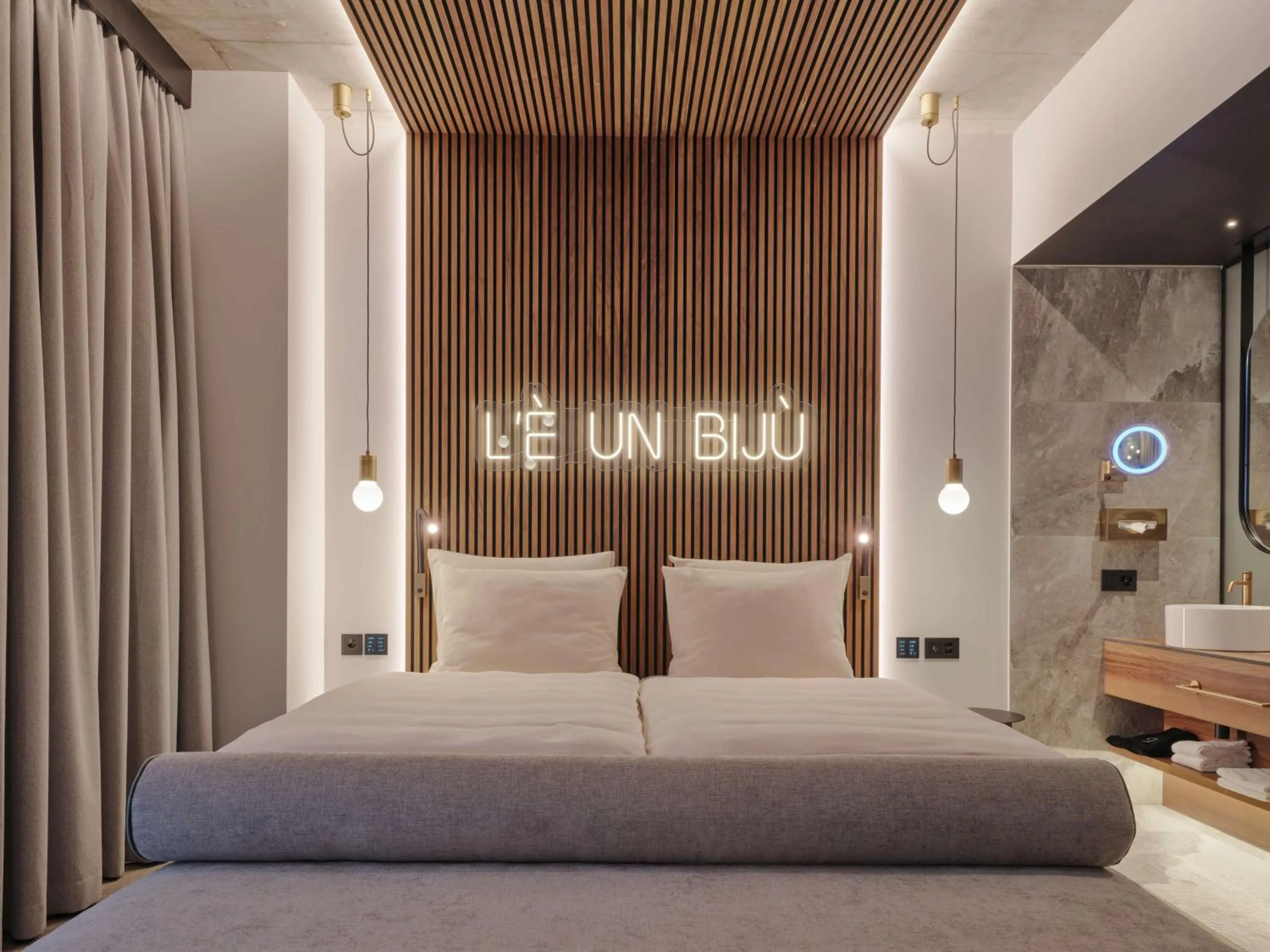 Bedroom, Bed in Dorint Resort & Spa Locarno-Riazzino