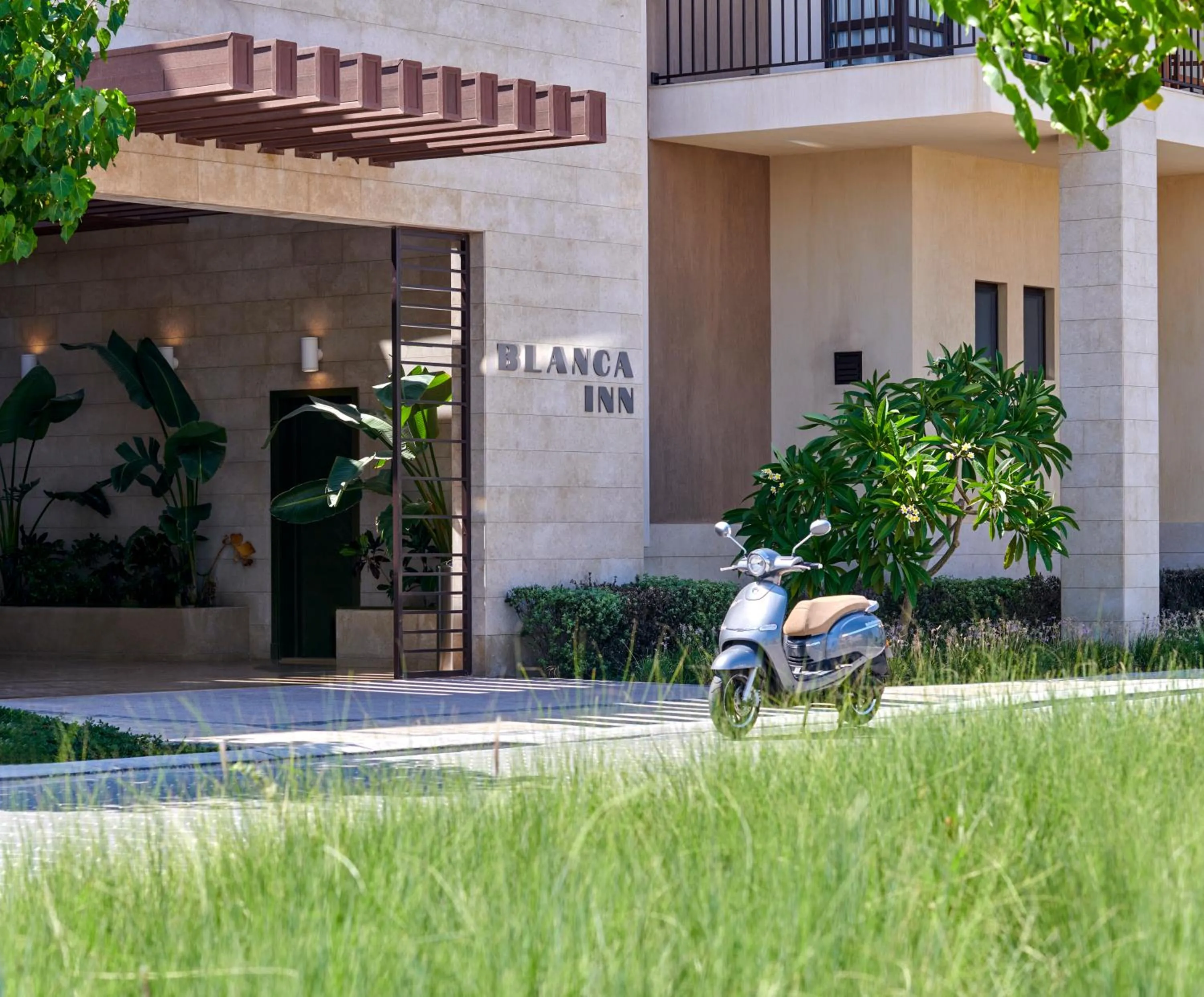 Facade/entrance in Marassi Boutique Hotel-Blanca