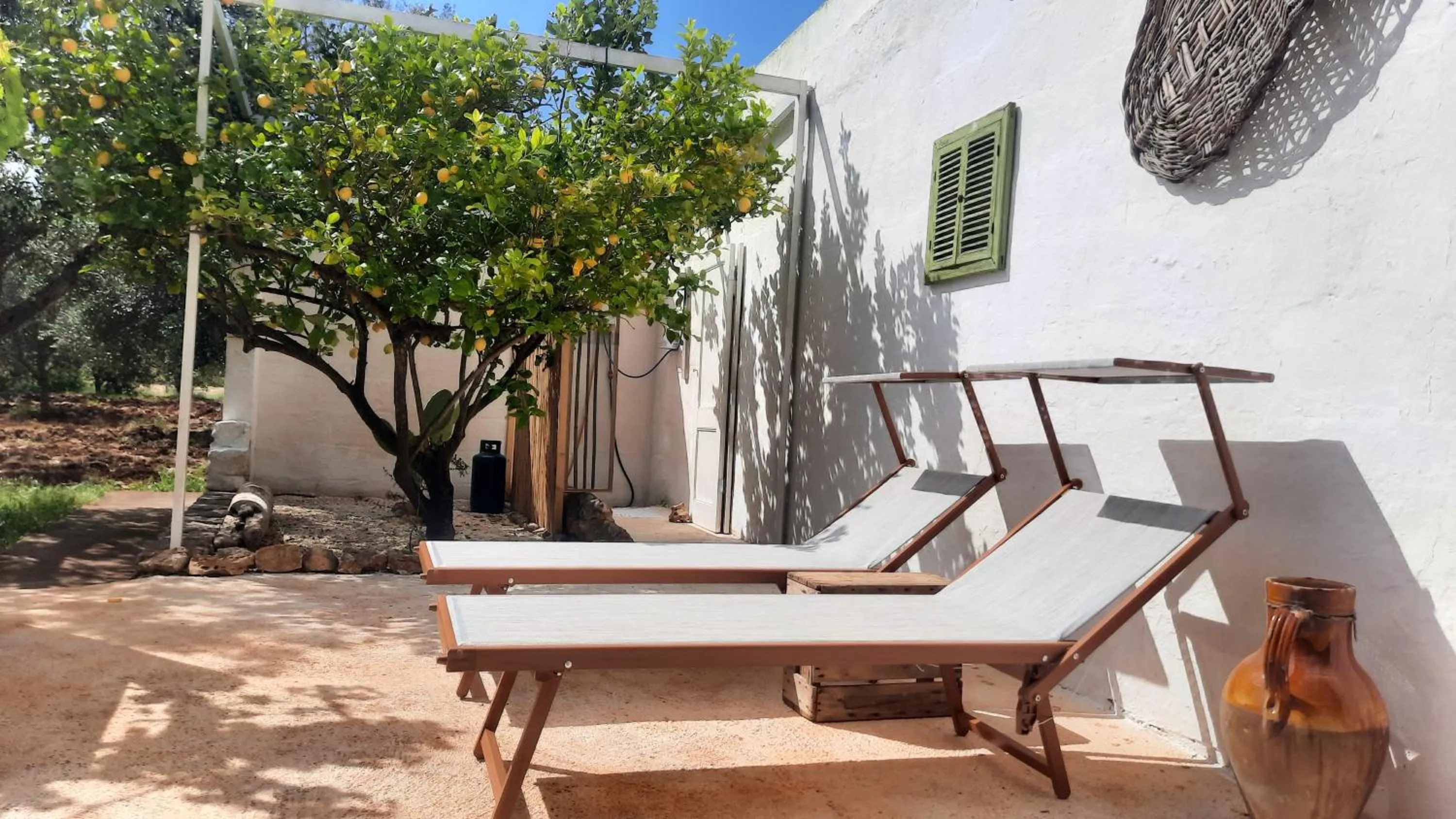 Balcony/Terrace in Casa Trullo Bianco-Casa Olive