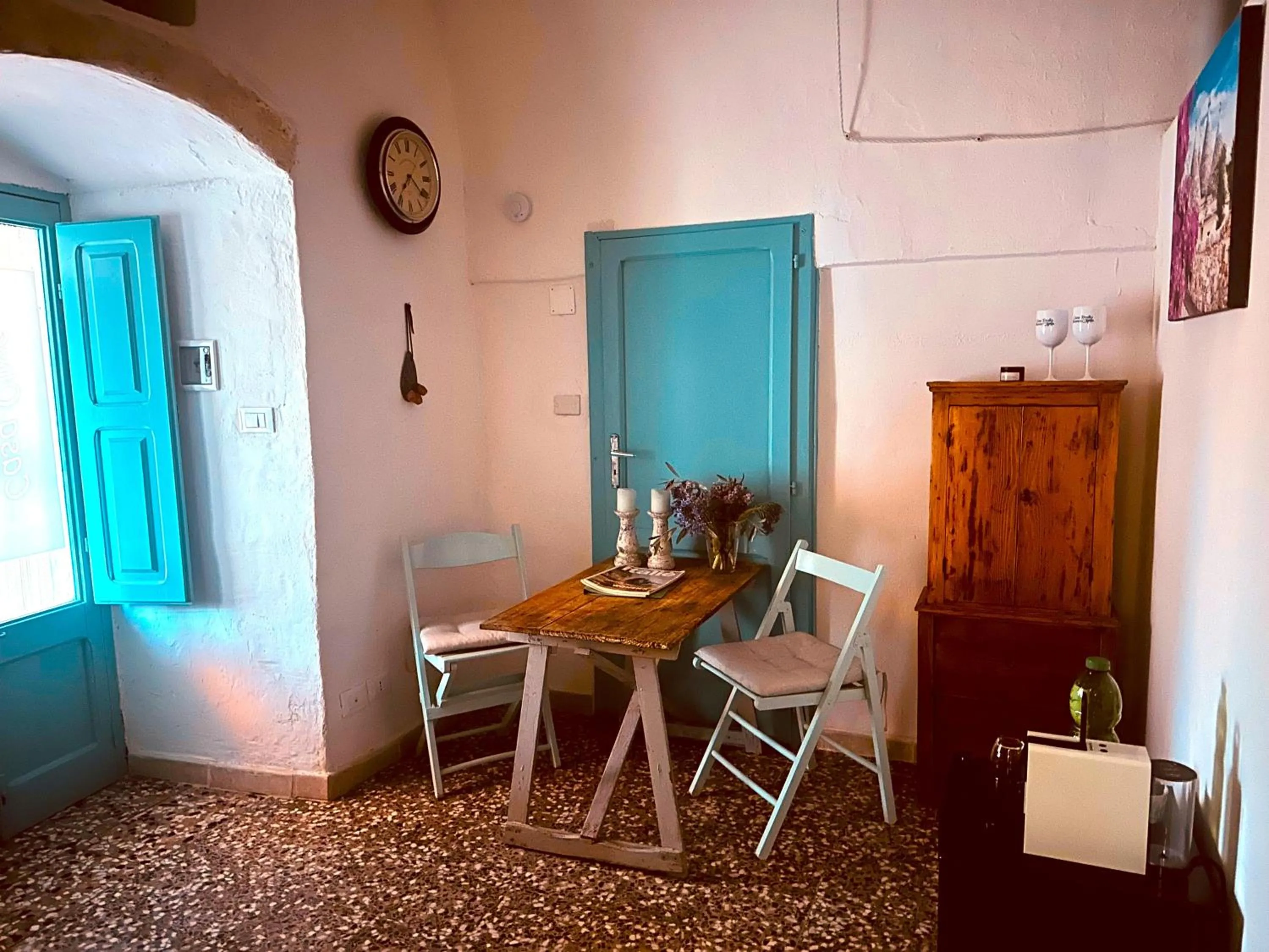 Living room in Casa Trullo Bianco-Casa Olive