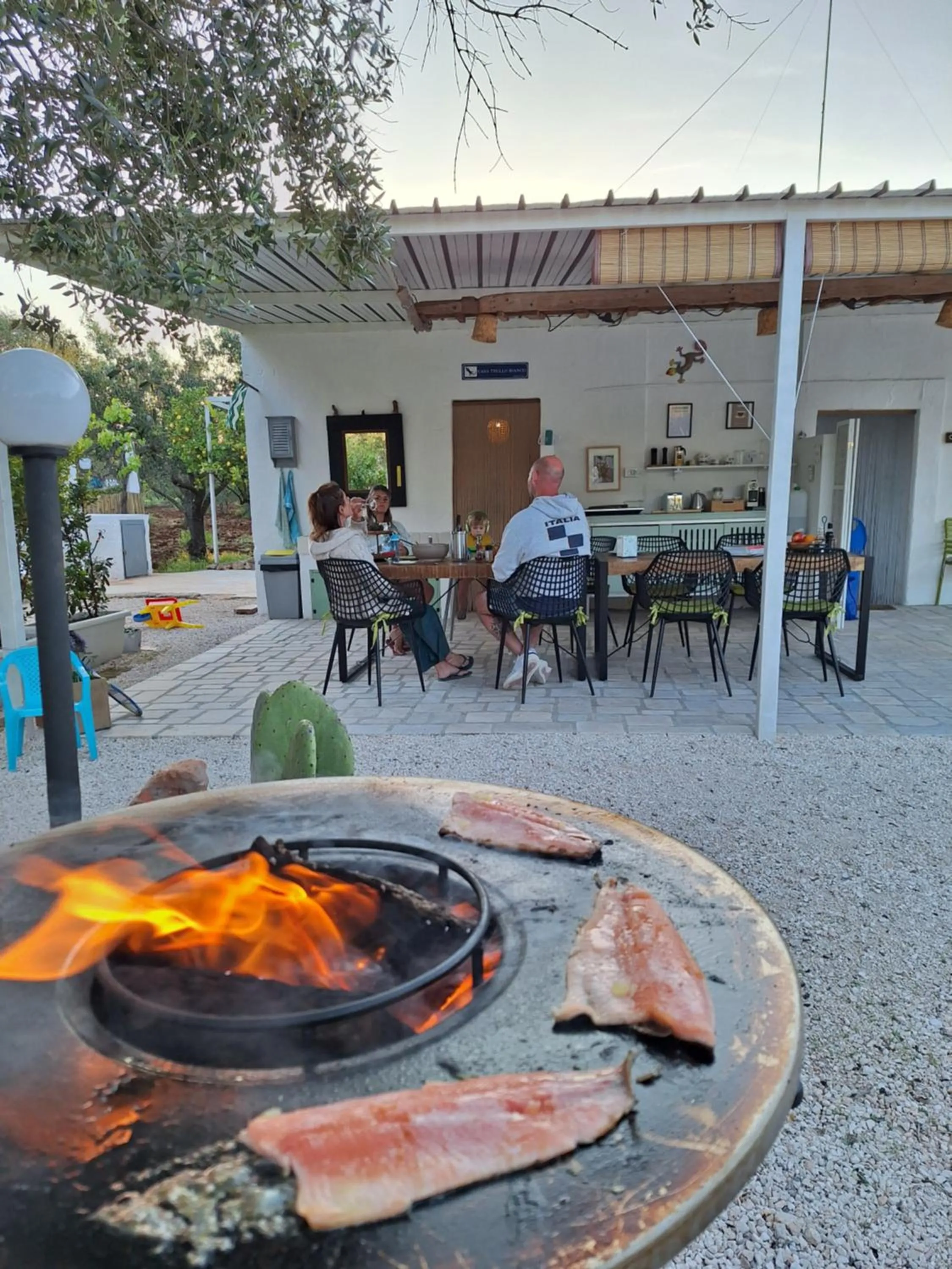 BBQ facilities in Casa Trullo Bianco-Casa Olive