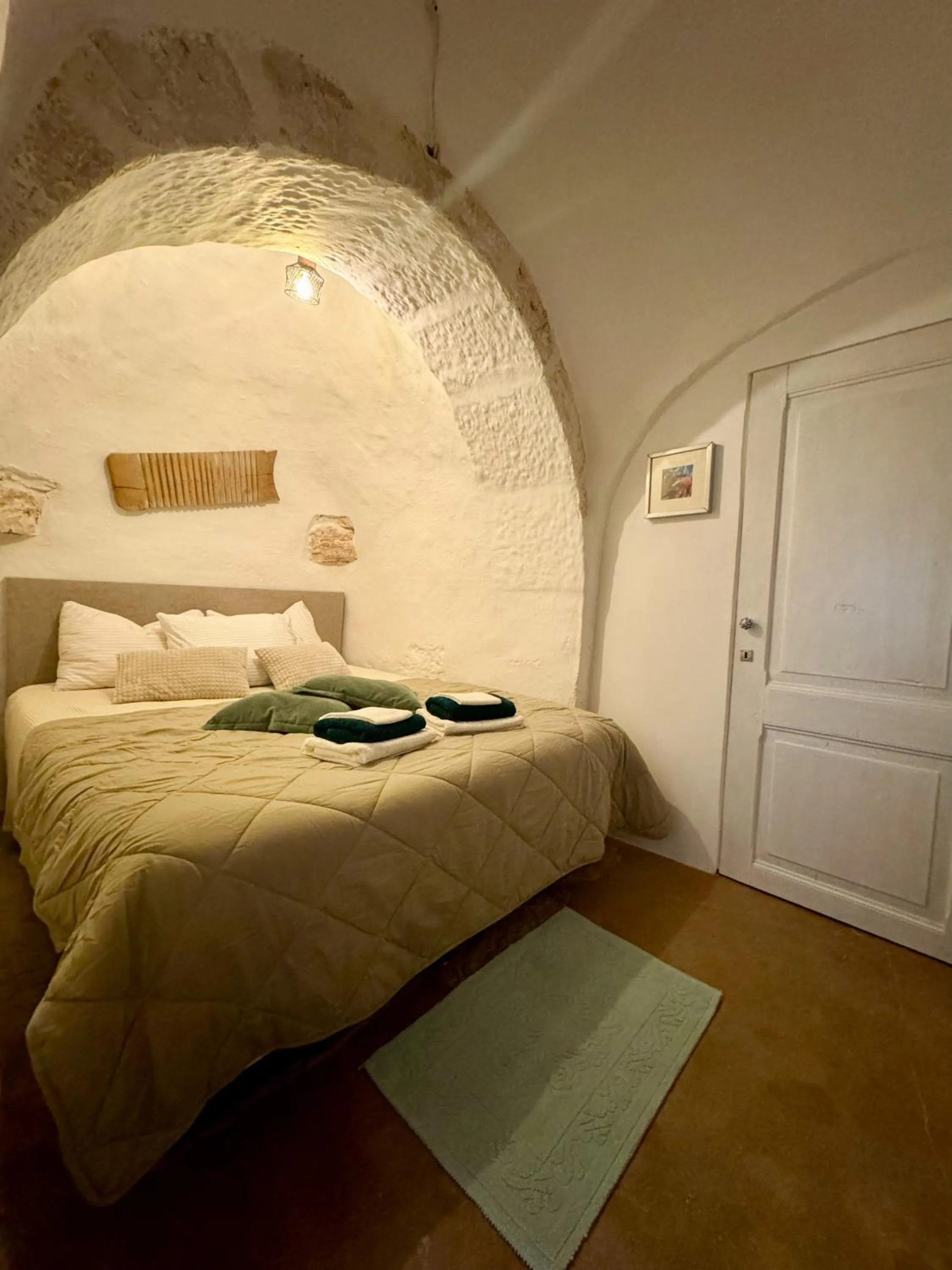 Bedroom, Bed in Casa Trullo Bianco-Casa Olive
