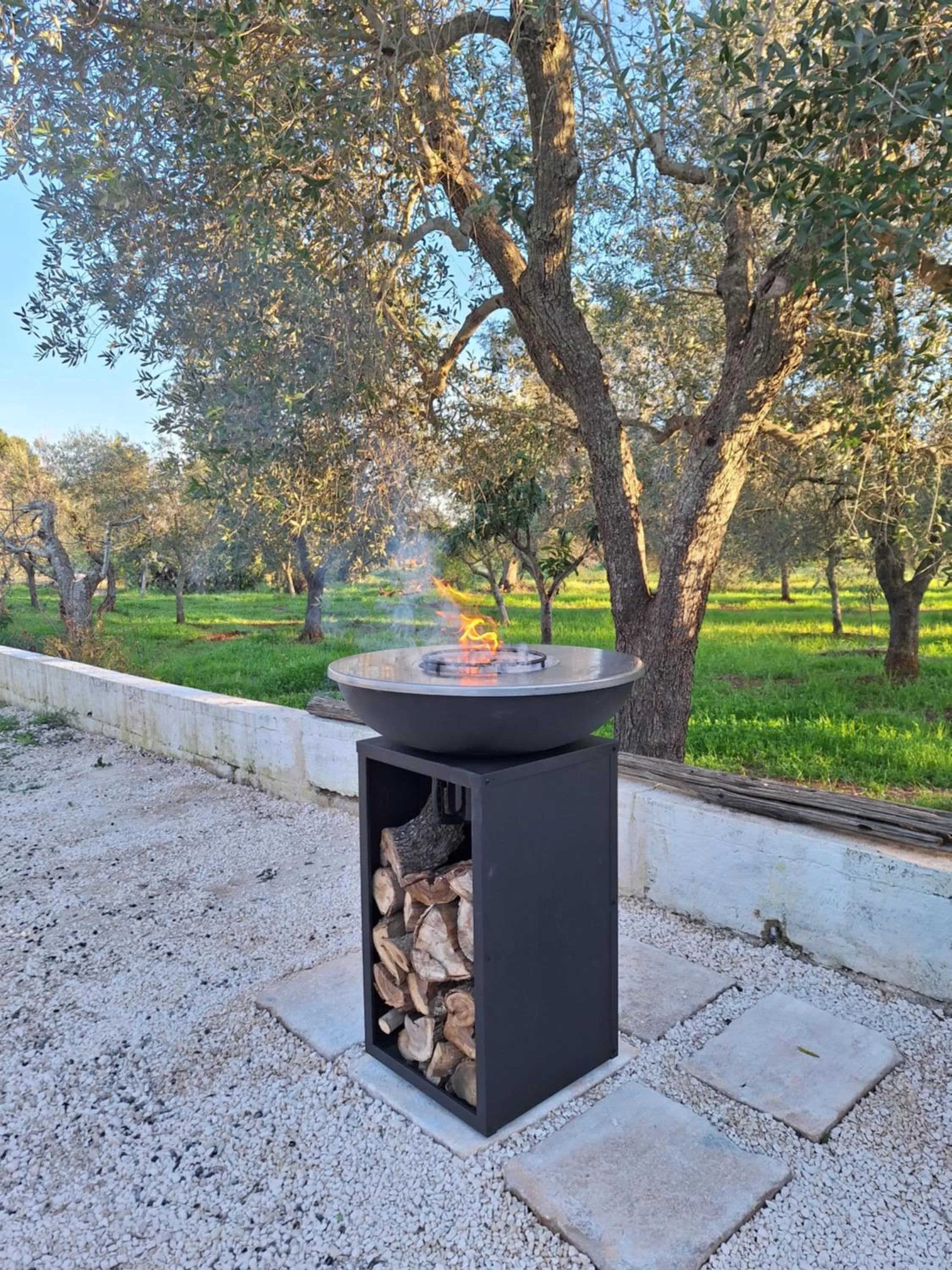 BBQ facilities in Casa Trullo Bianco-Casa Olive