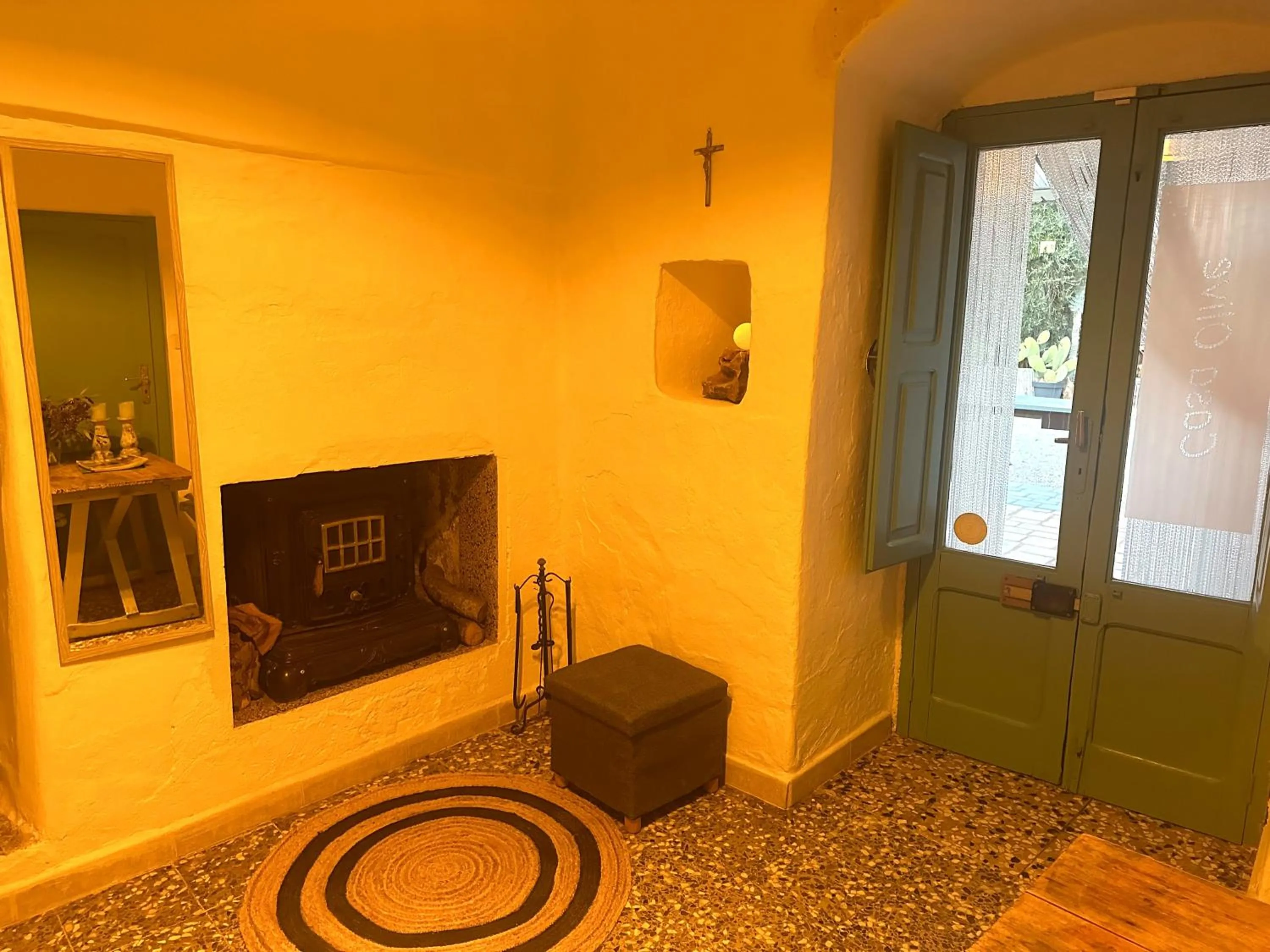 Living room in Casa Trullo Bianco-Casa Olive