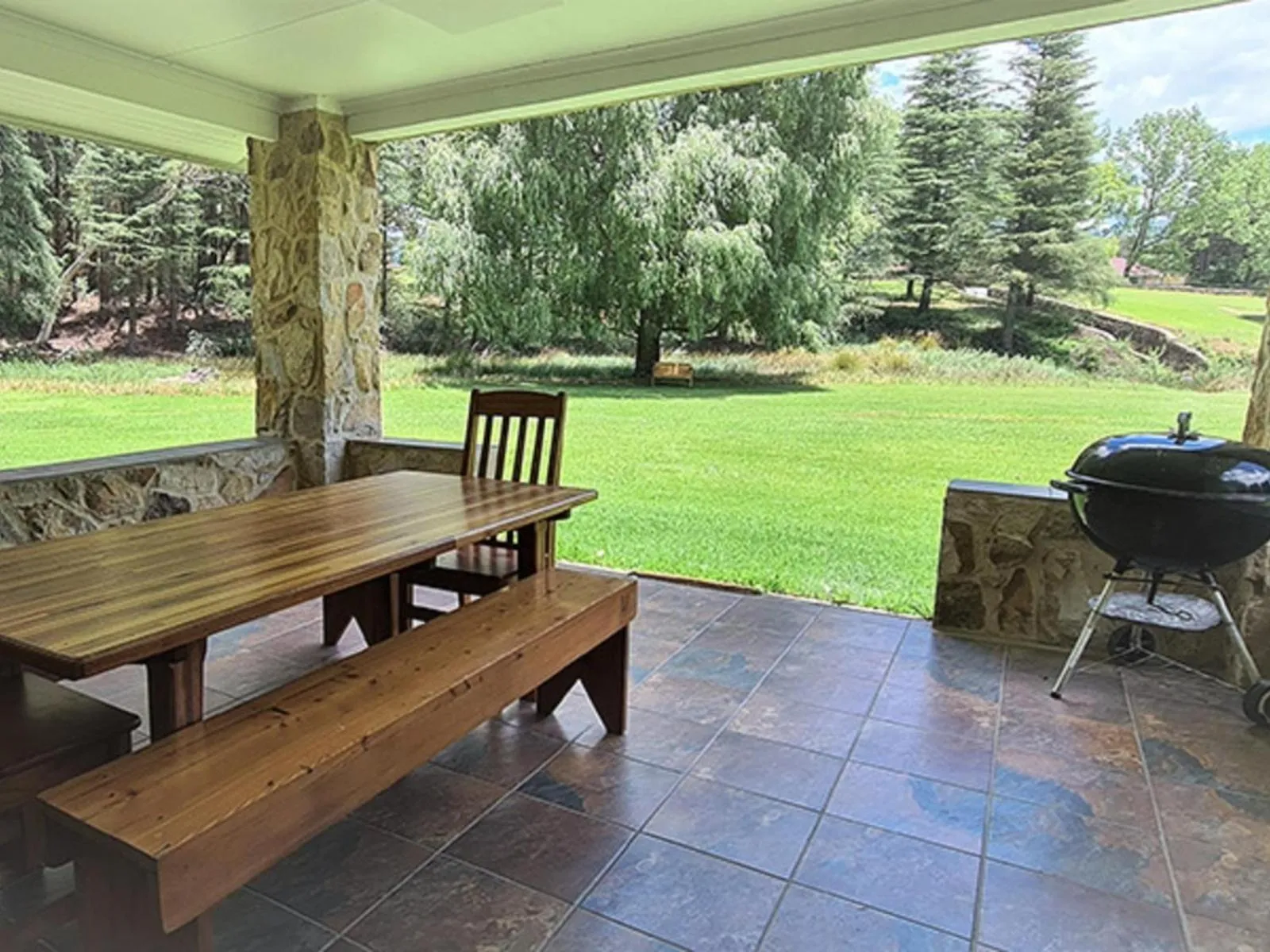 Balcony/Terrace in Lake Naverone Holiday Cottages