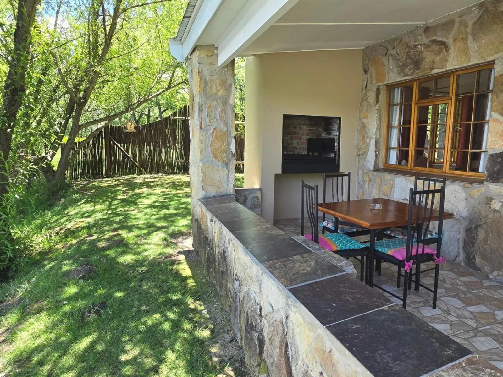 BBQ facilities in Lake Naverone Holiday Cottages
